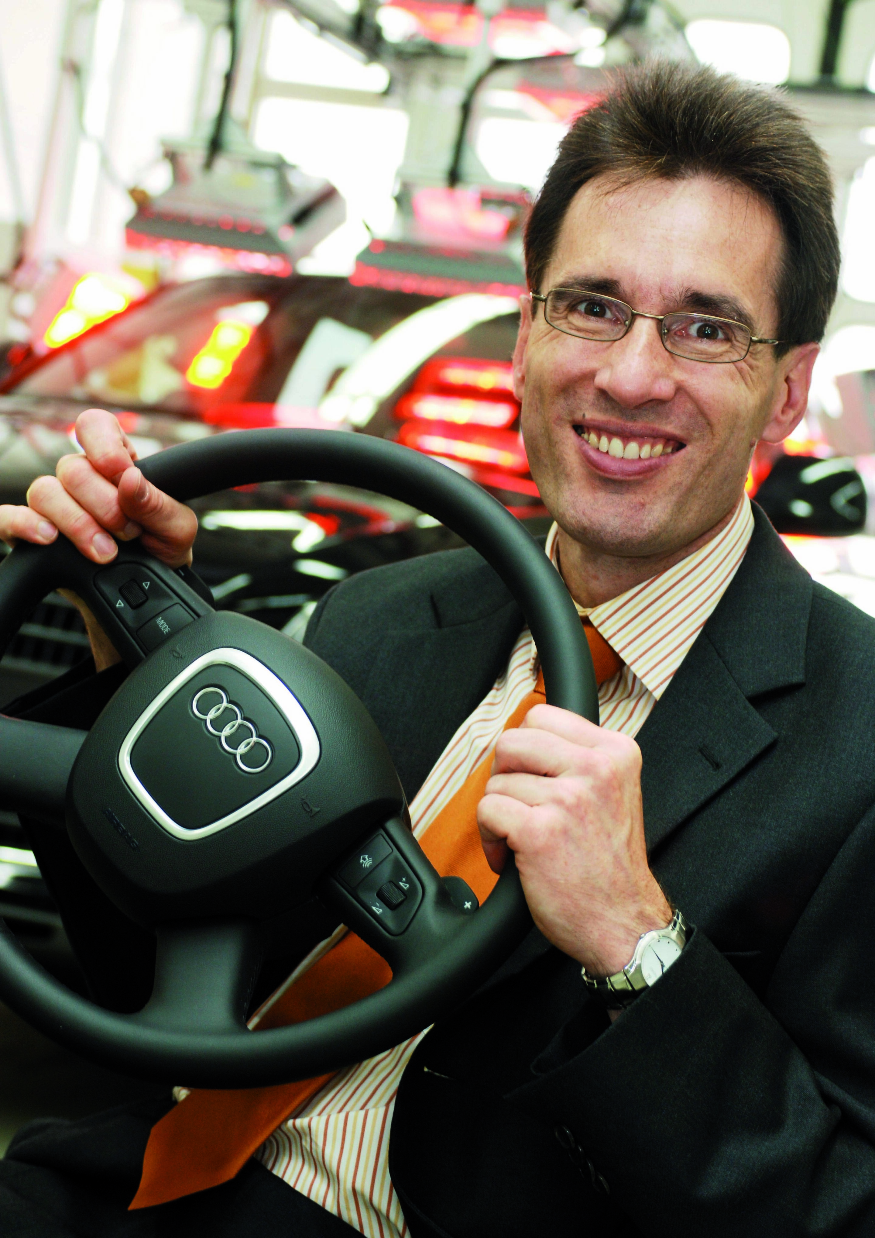 Automobilentwicklung mit dem Einmachglas: Heiko Lüßmann-Geiger, Leiter des Nasenteams bei Audi
