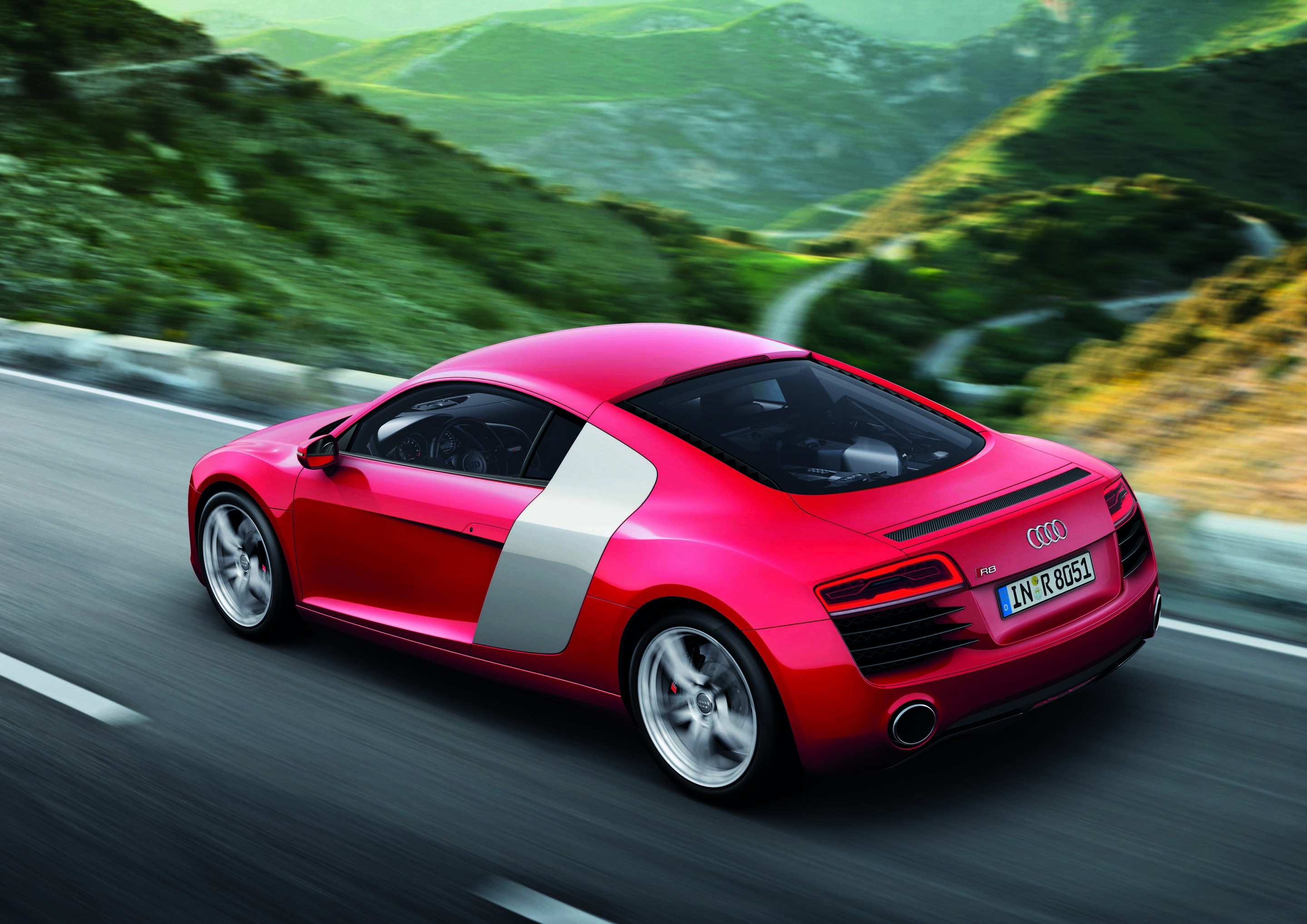 Audi R8 - Colour: Brillant Red