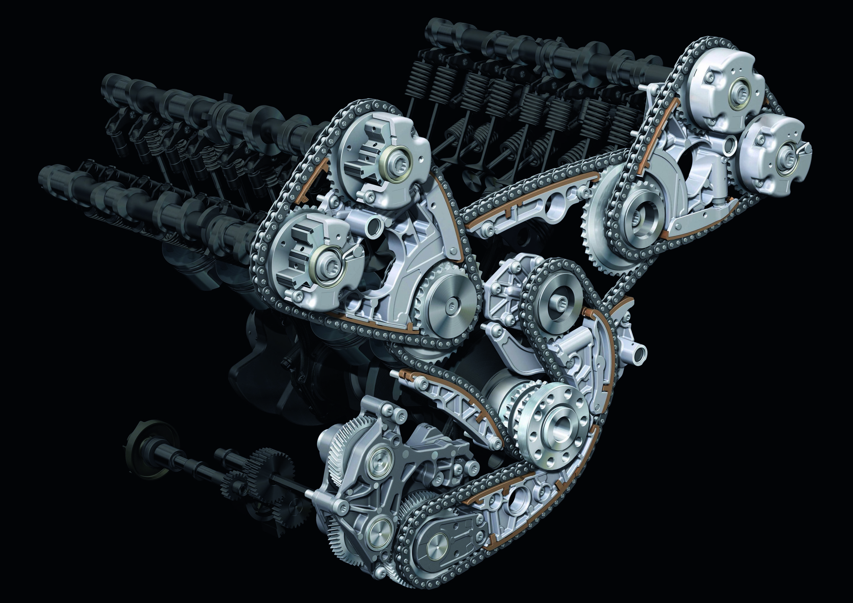 Audi A8 - Engine compartment