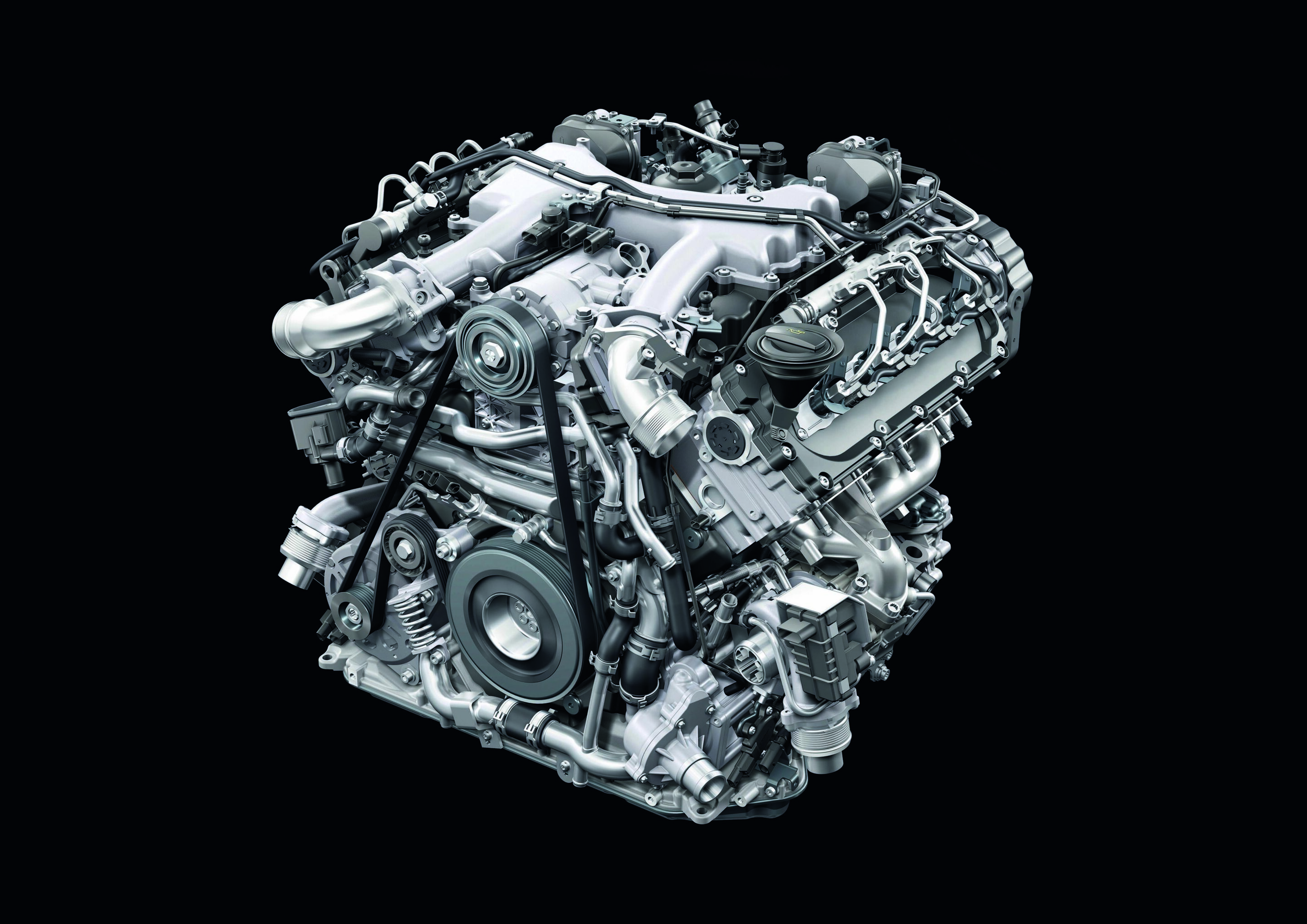 Audi A8 - Engine compartment