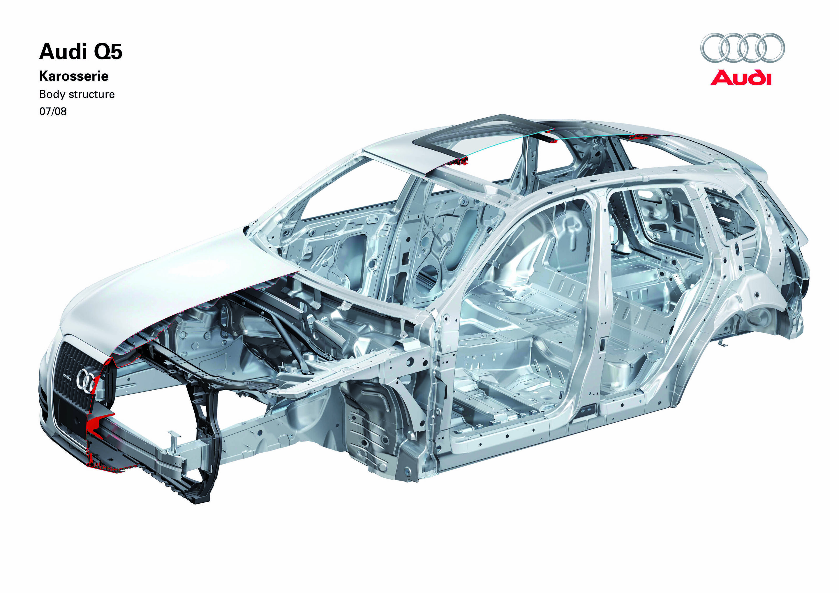 Illustration - Audi Q5 - Body structure