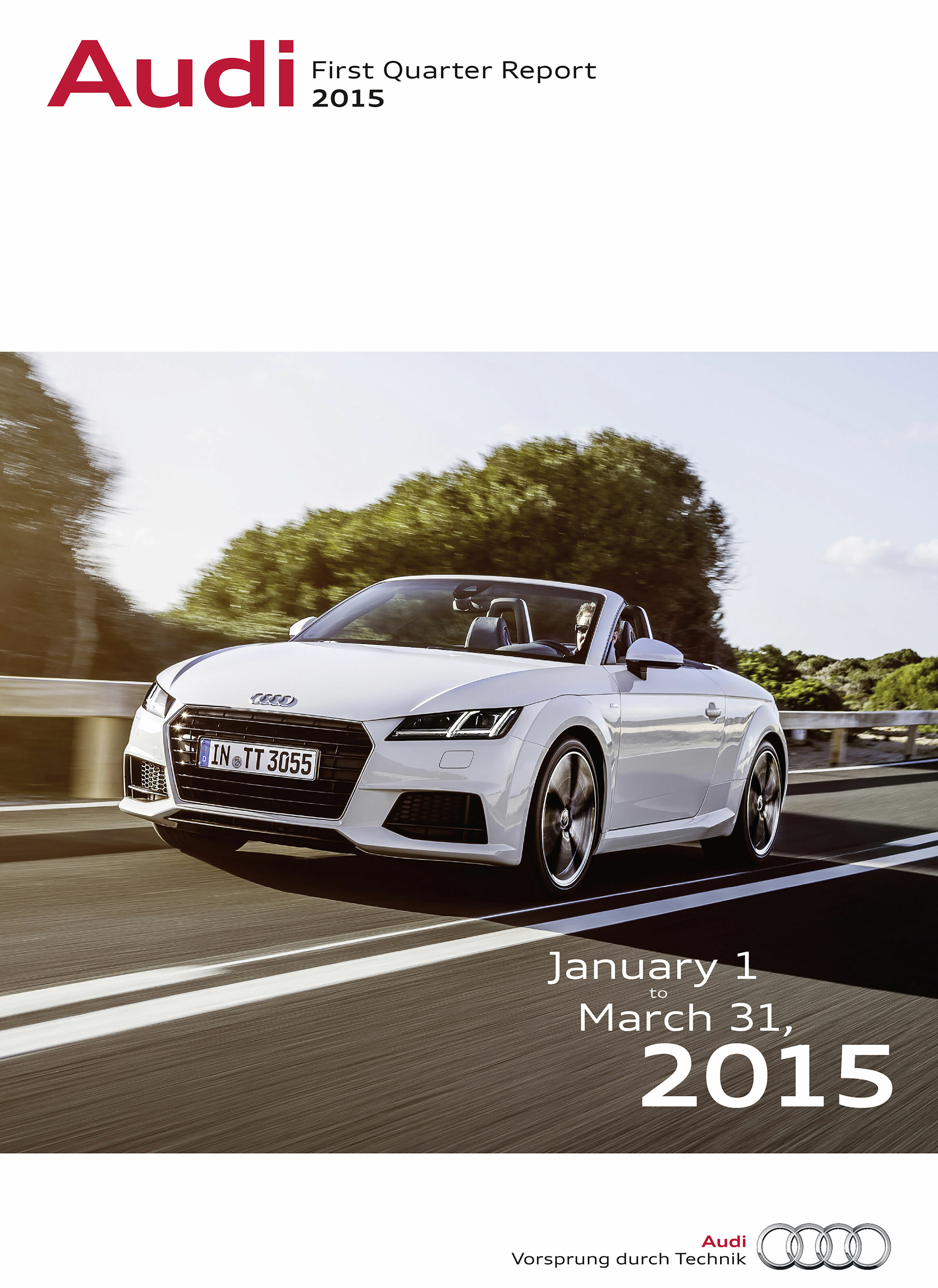 Audi First Quarter Report 2015 - <a href="http://www.audi-mediaservices.com/publish/ms/content/en/public/broschueren/2015/05/04/first_quarter_report.html" target="_blank">Download of Audi First Quarter Report 2015</a>