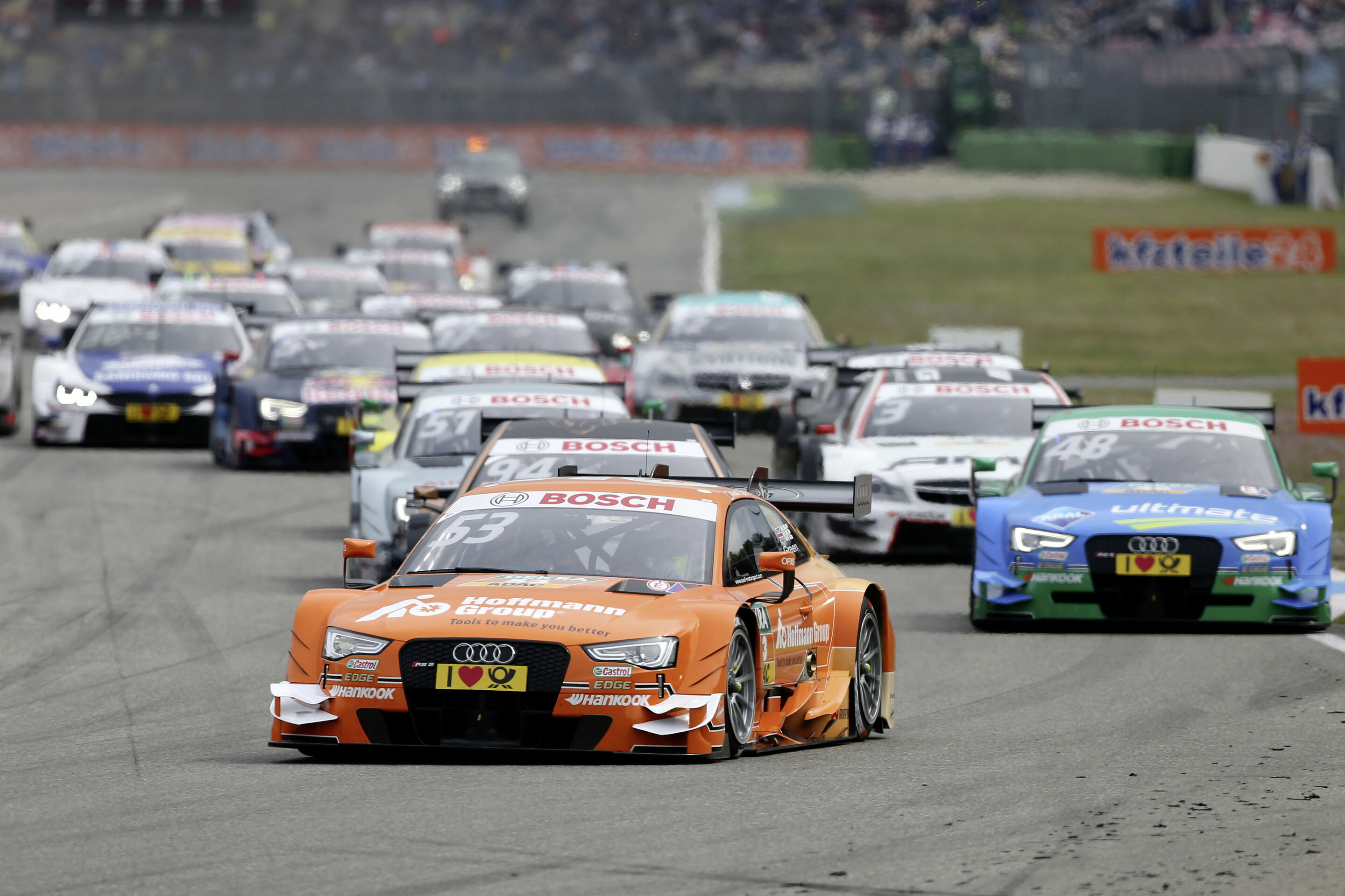 Audi startet mit Sieg in die neue DTM-Saison - Hoffmann Group Audi RS 5 DTM #53 (Audi Sport Team Rosberg), Jamie Green