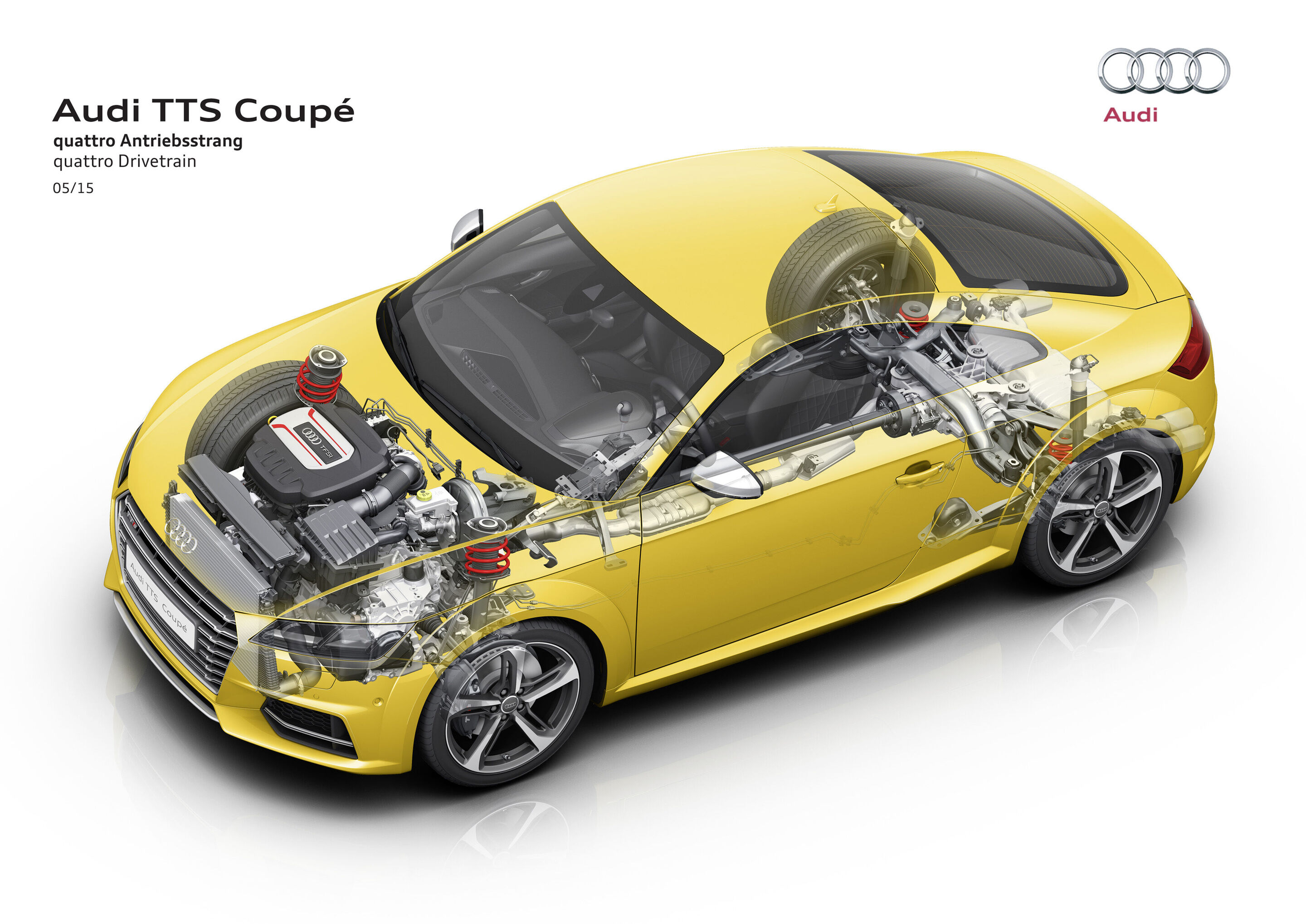 Illustration - Audi TTS Coupé (bis 2023) - quattro Antriebsstrang
