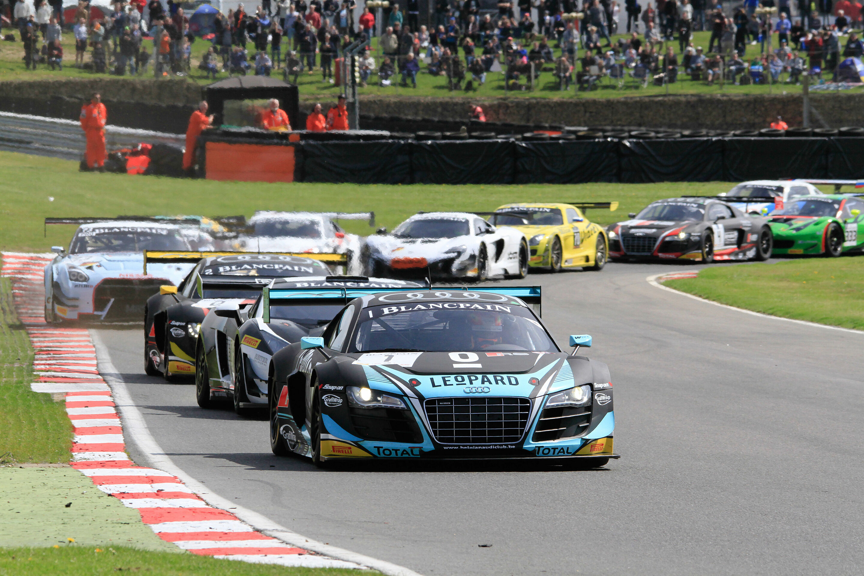 Blancpain Sprint Series Brands Hatch 2015 - Audi R8 LMS ultra #1 (Belgian Audi Club Team WRT), Laurens Vanthoor, Robin Frijns