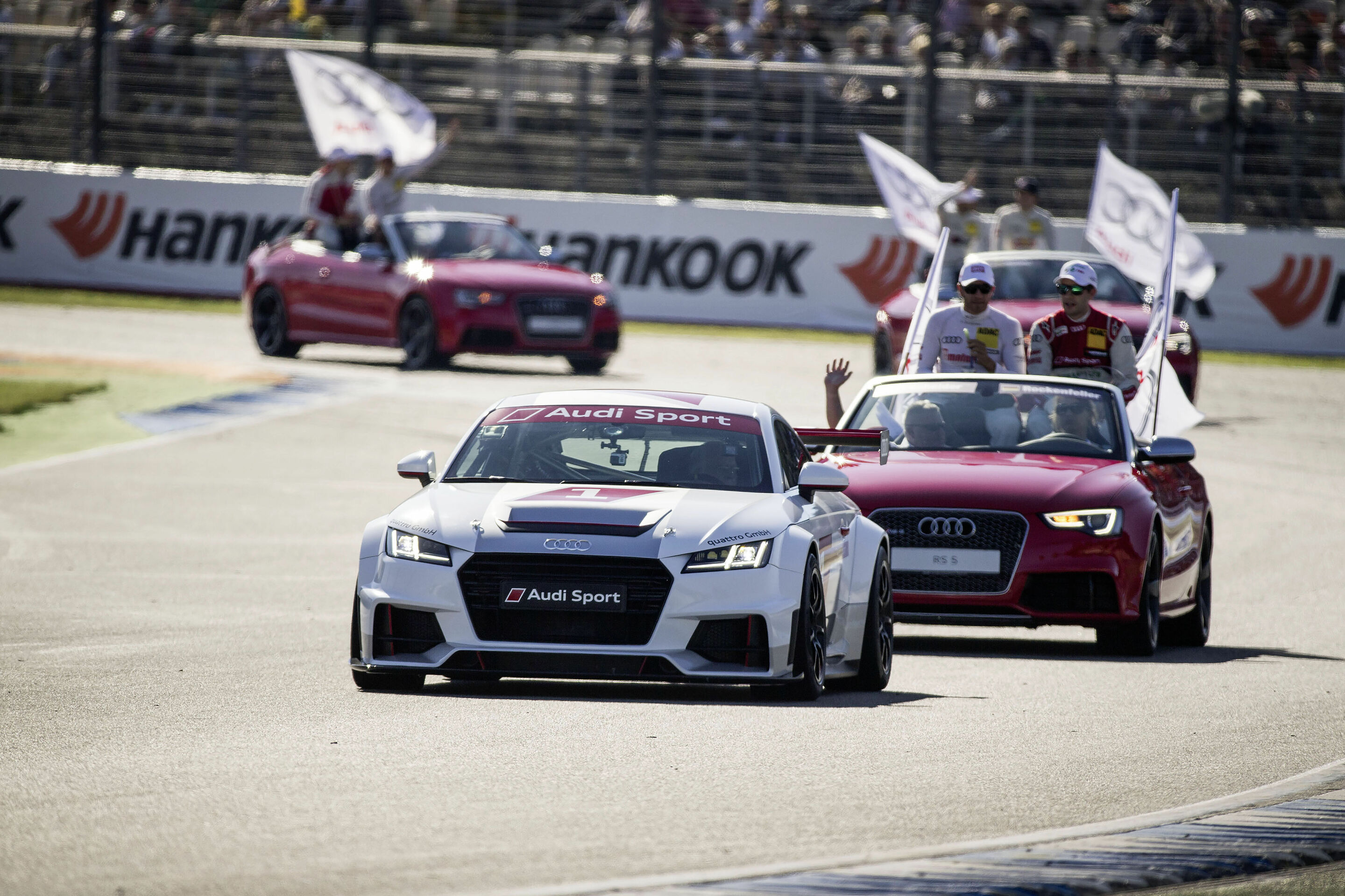 Qual der Wahl im Audi Sport TT Cup - Weltpremiere Audi Sport TT Cup