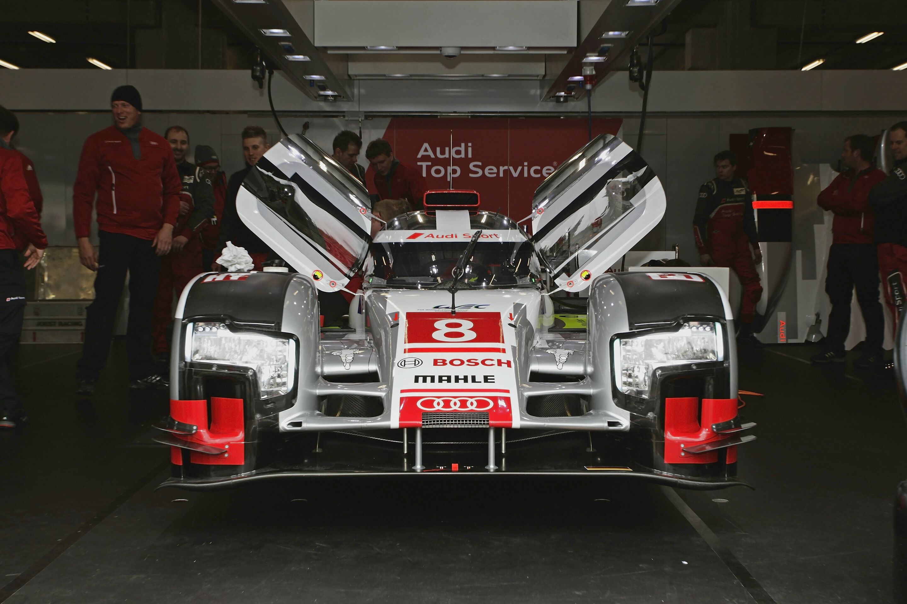 WEC Spa 2015 - Audi R18 e-tron quattro #8 (Audi Sport Team Joest), Lucas di Grassi, Loïc Duval, Oliver Jarvis