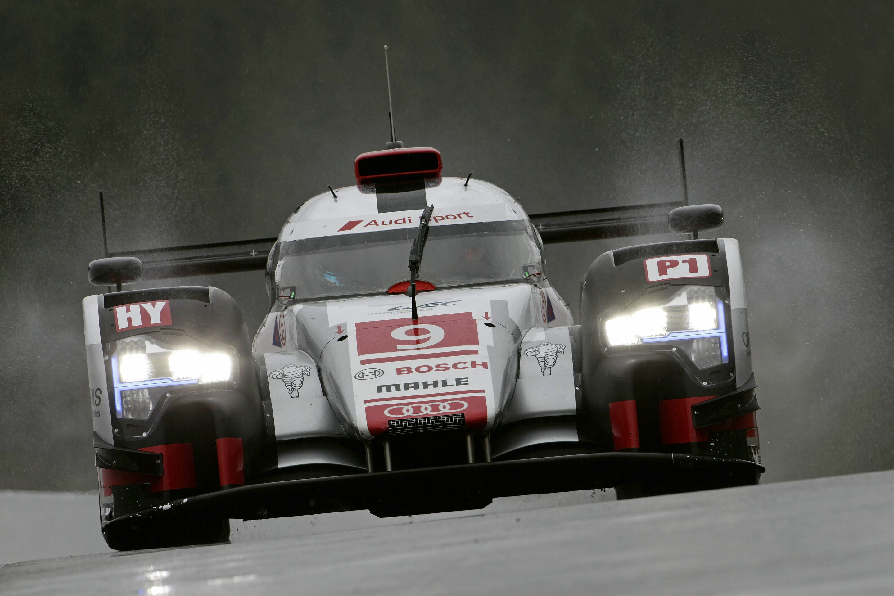 WEC Spa 2015 - Audi R18 e-tron quattro #9 (Audi Sport Team Joest), Filipe Albuquerque, Marco Bonanomi, René Rast