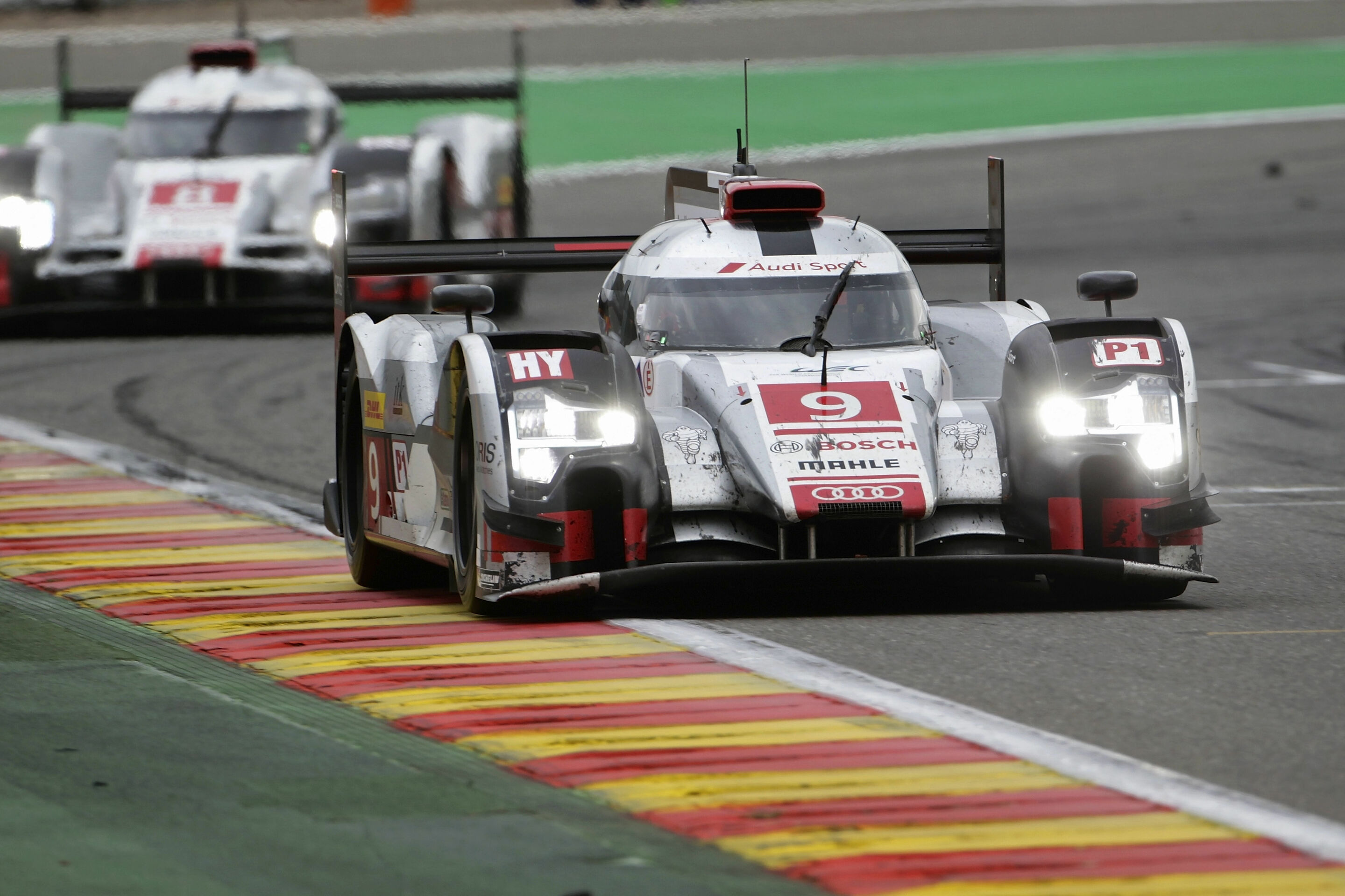 WEC Spa 2015 - Audi R18 e-tron quattro #9 (Audi Sport Team Joest), Filipe Albuquerque, Marco Bonanomi, René Rast