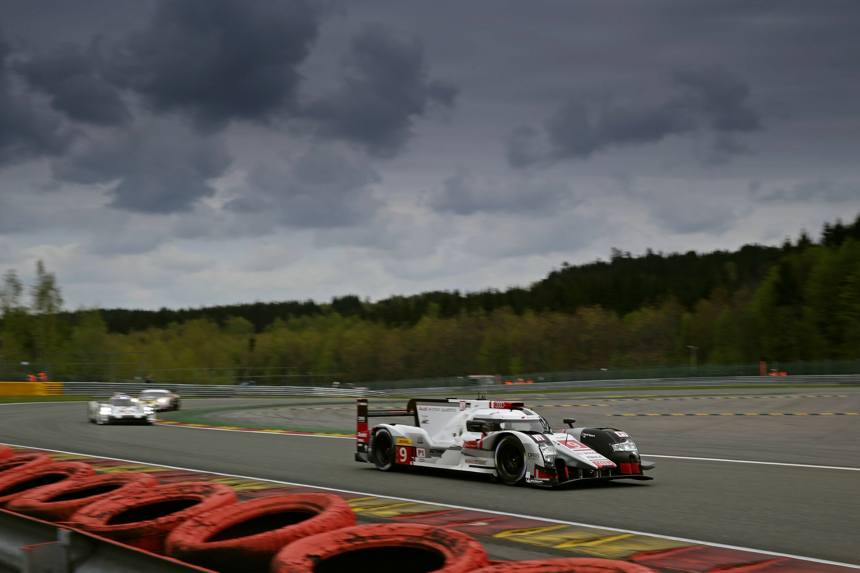 WEC Spa 2015 - Audi R18 e-tron quattro #9 (Audi Sport Team Joest), Filipe Albuquerque, Marco Bonanomi, René Rast