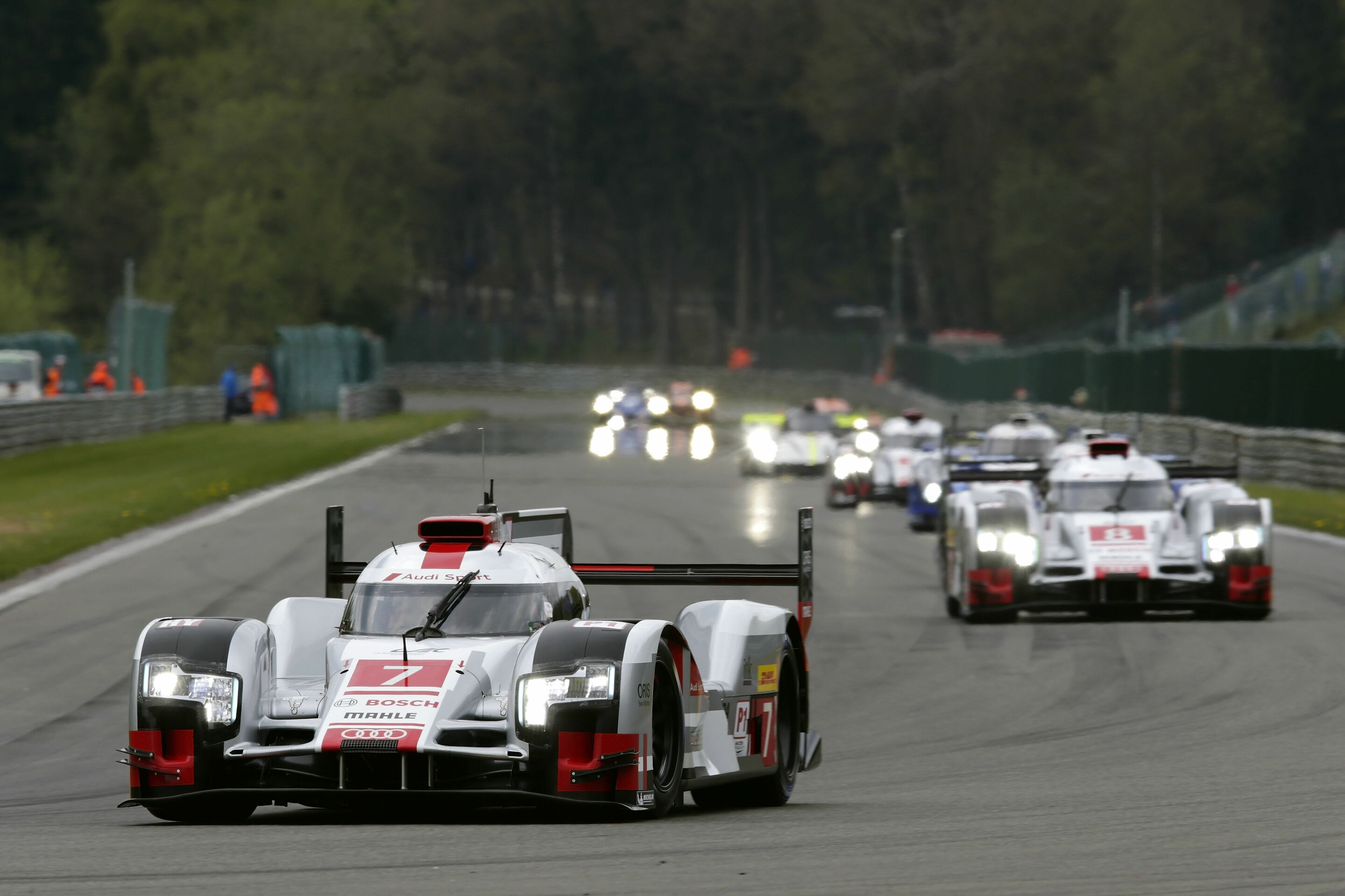 WEC Spa 2015 - Audi R18 e-tron quattro #7 (Audi Sport Team Joest), Marcel Fässler, André Lotterer, Benoît Tréluyer