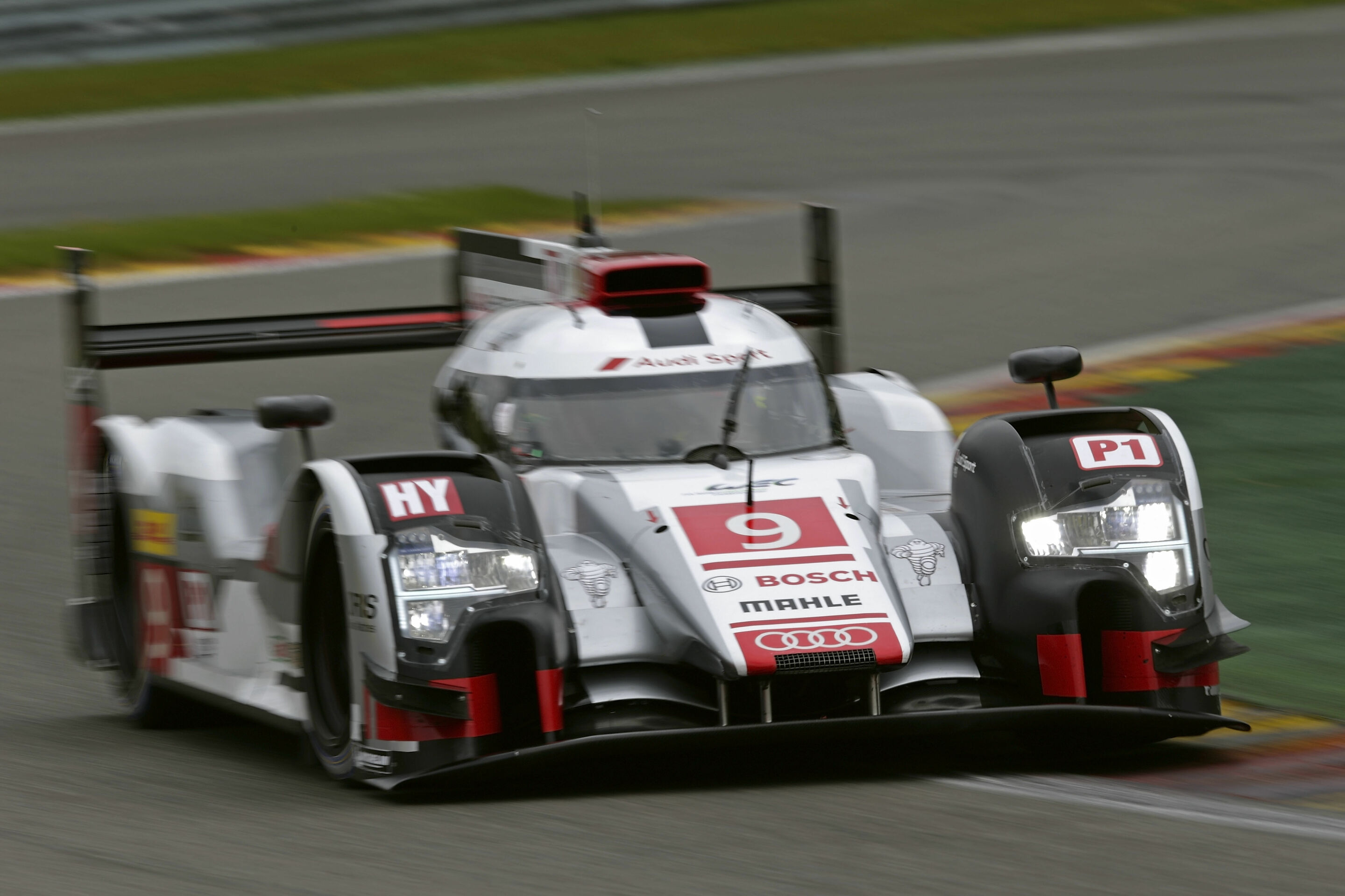 WEC Spa 2015 - Audi R18 e-tron quattro #9 (Audi Sport Team Joest), Filipe Albuquerque, Marco Bonanomi, René Rast
