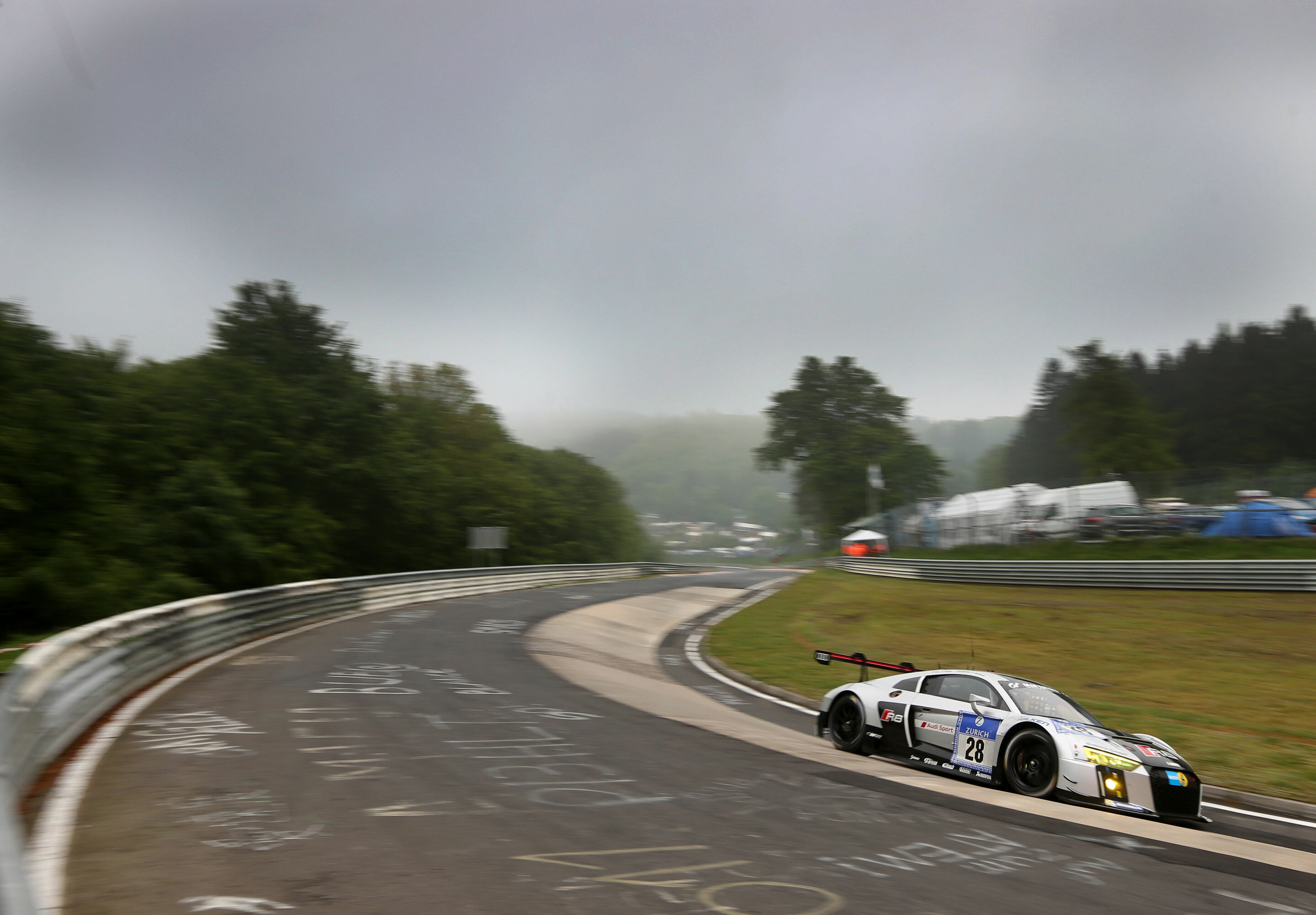 24 Hours Nürburgring 2015 - Audi R8 LMS #28 (Audi Sport Team WRT), Christopher Mies/Nico Müller/Edward Sandström/Laurens Vanthoor