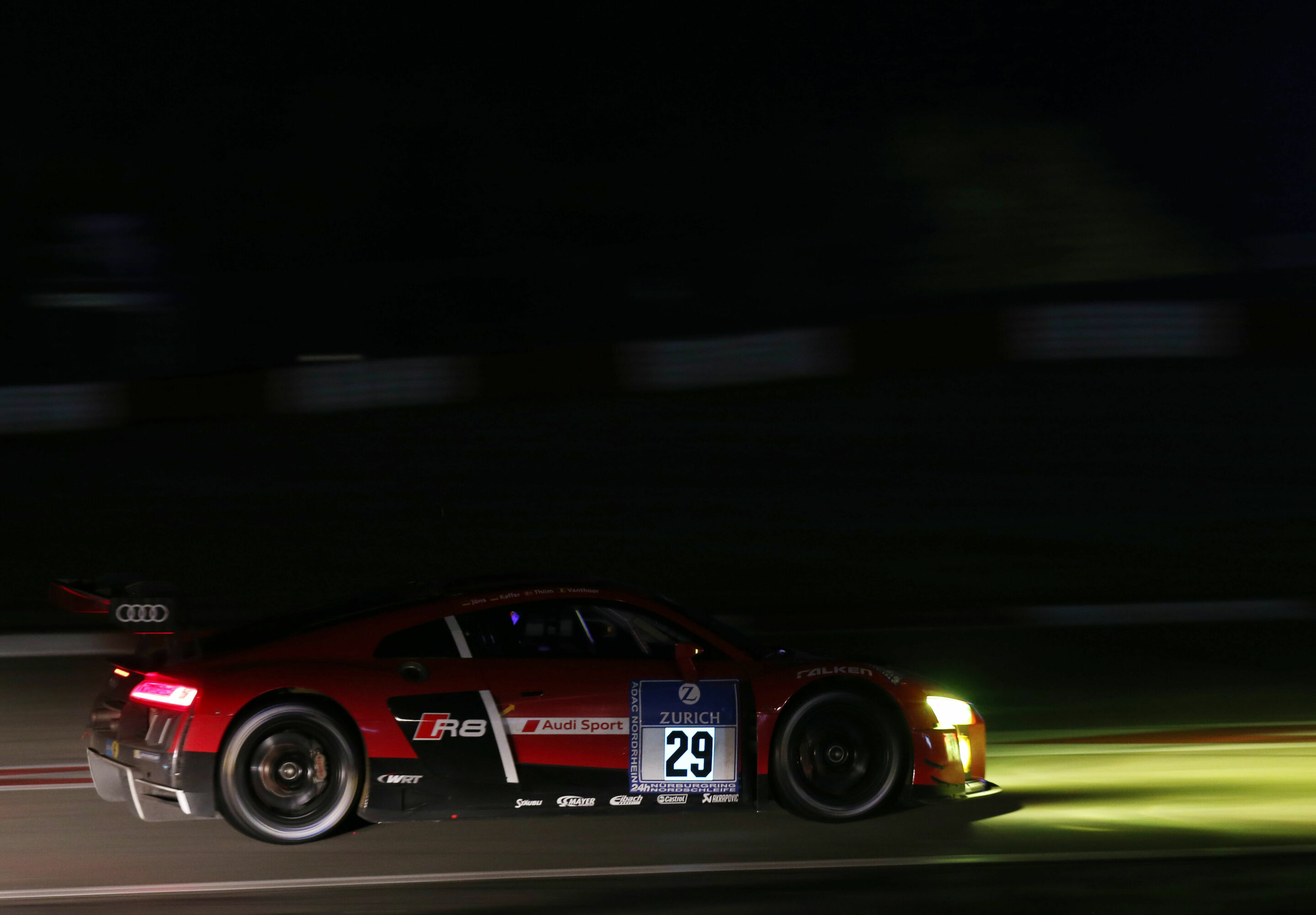 24 Hours Nürburgring 2015 - Audi R8 LMS #29 (Audi Sport Team WRT), Christer Jöns/Pierre Kaffer/Nicki Thiim/Laurens Vanthoor