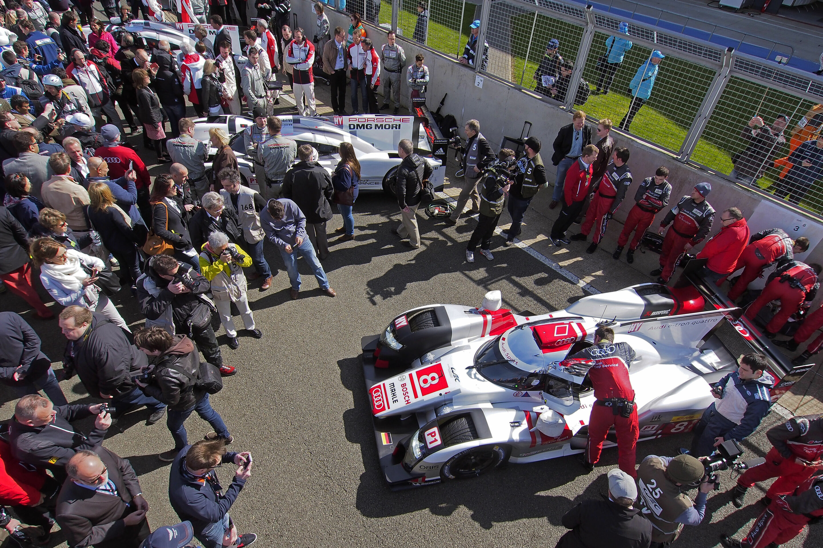 WEC Silverstone 2015 - Audi R18 e-tron quattro #8 (Audi Sport Team Joest), Lucas di Grassi, Loïc Duval, Oliver Jarvis