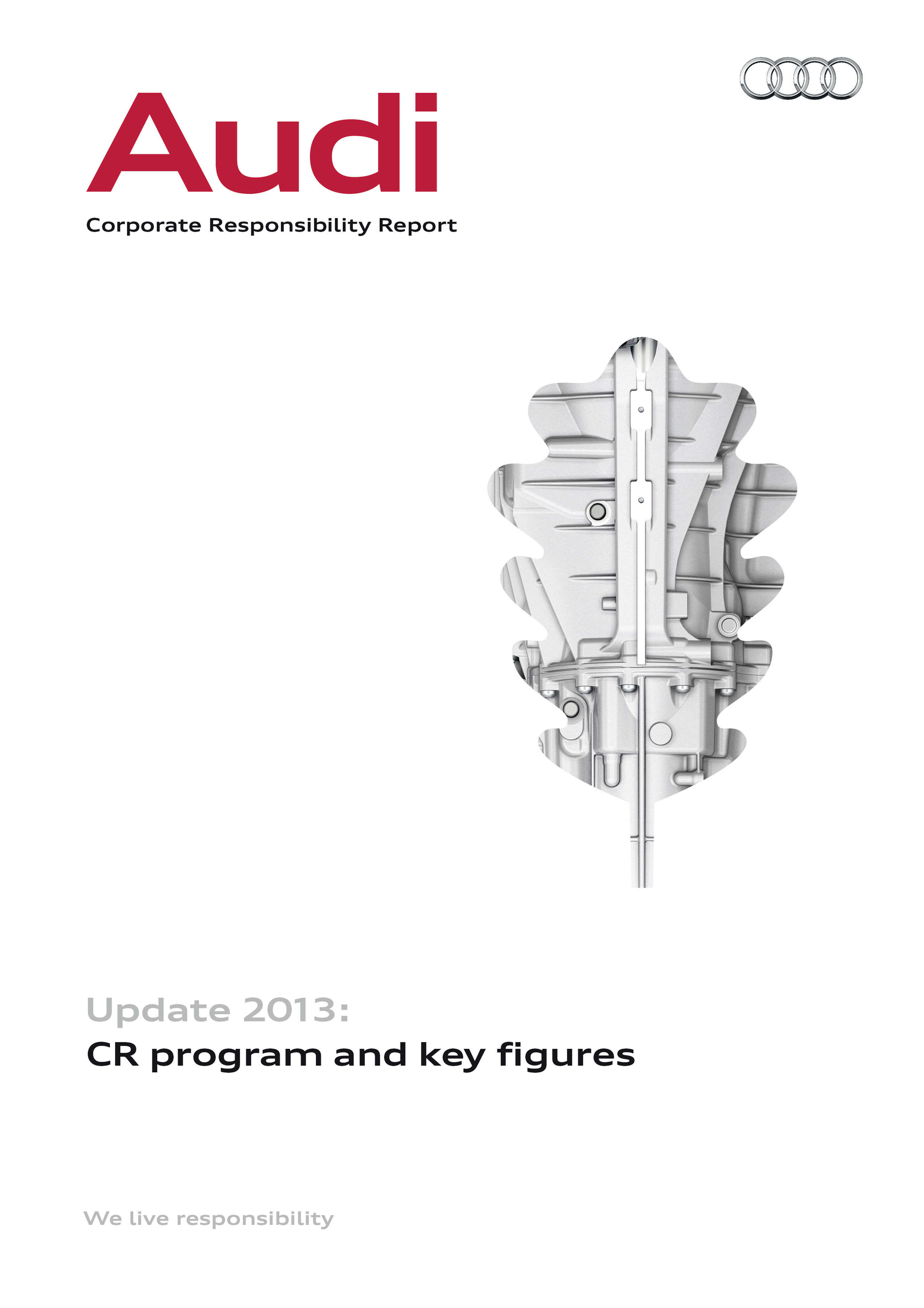 Audi updates its Corporate Responsibility Report - The Audi Group has today published the update of its Corporate Responsibility Report, in which it reports on the current status of its corporate responsibility program and the latest key figures. The...