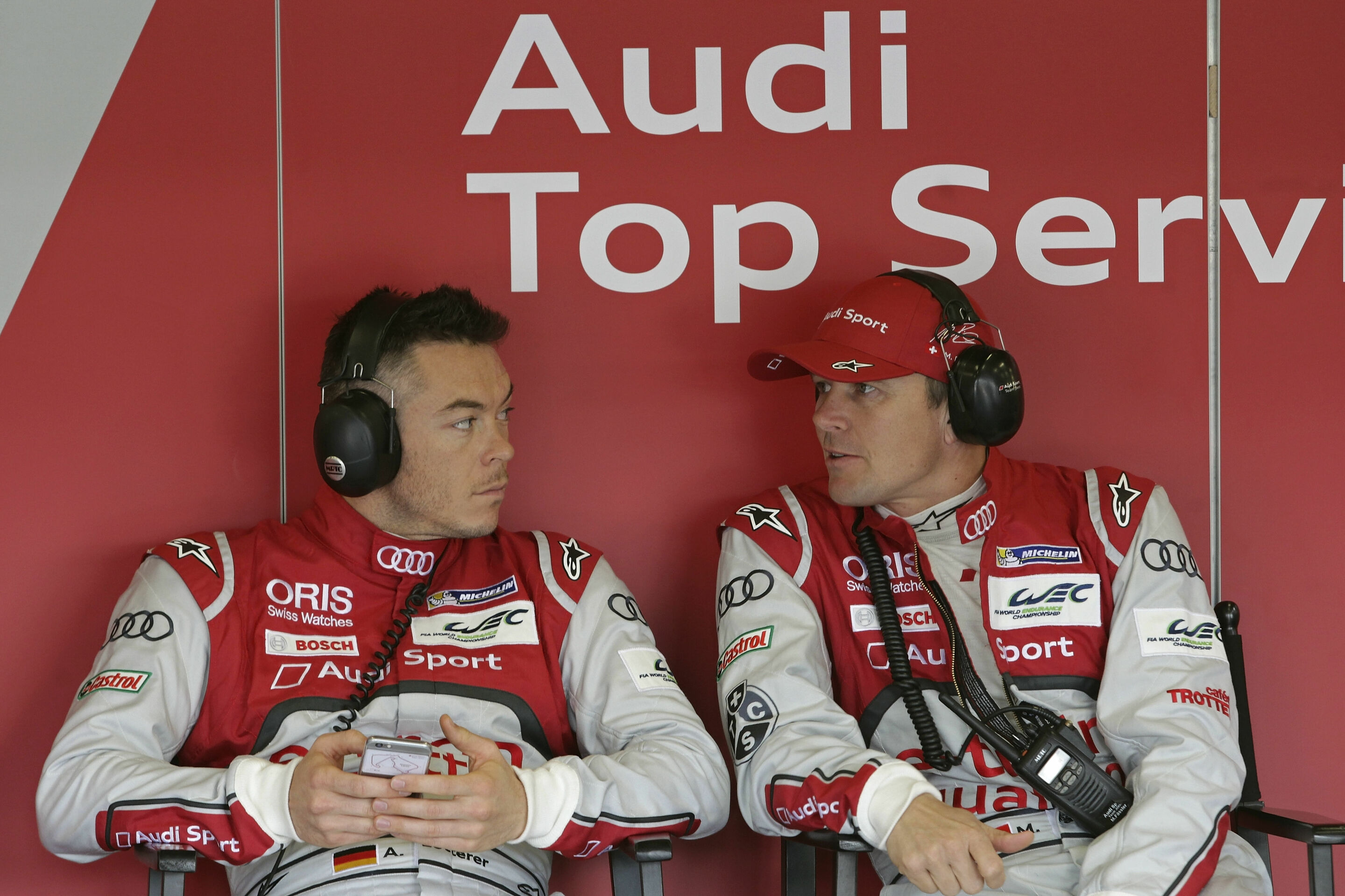 WEC Silverstone 2015 - André Lotterer, Marcel Fässler