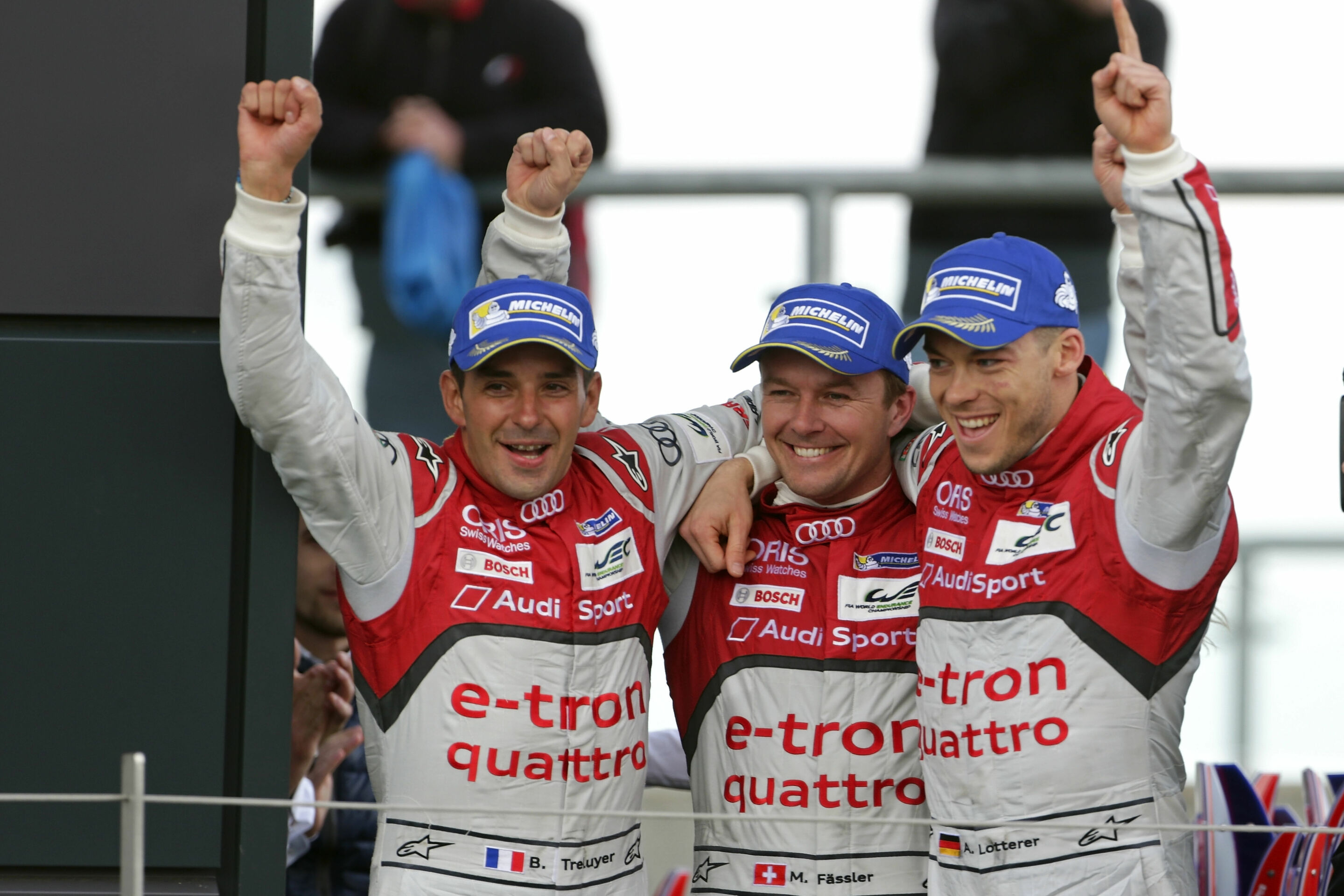 WEC Silverstone 2015 - Benoît Tréluyer, Marcel Fässler, André Lotterer