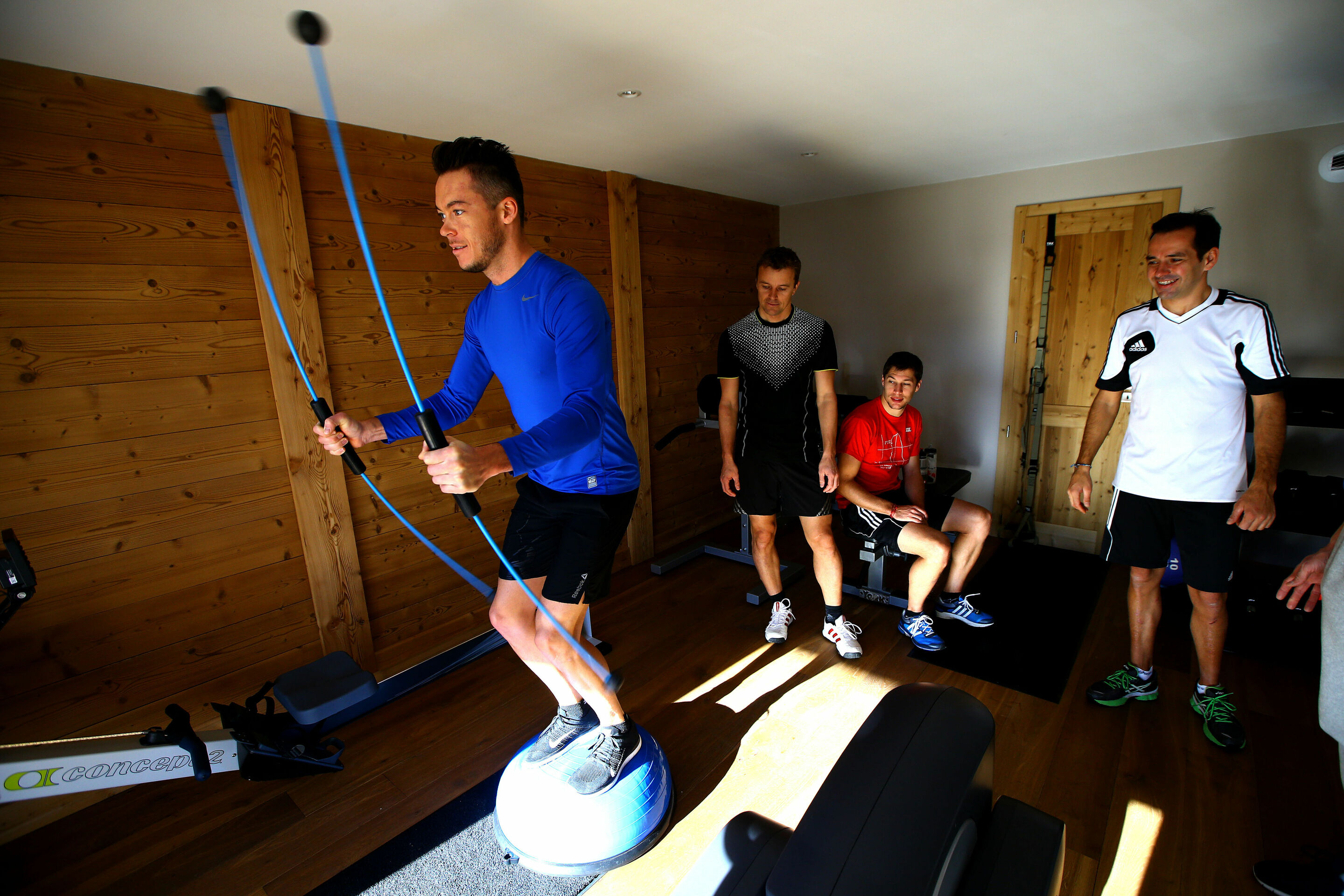 Benoît Tréluyer Sport Chalet - André Lotterer (D), Marcel Fässler (CH), Loïc Duval (F), Benoît Tréluyer (F)