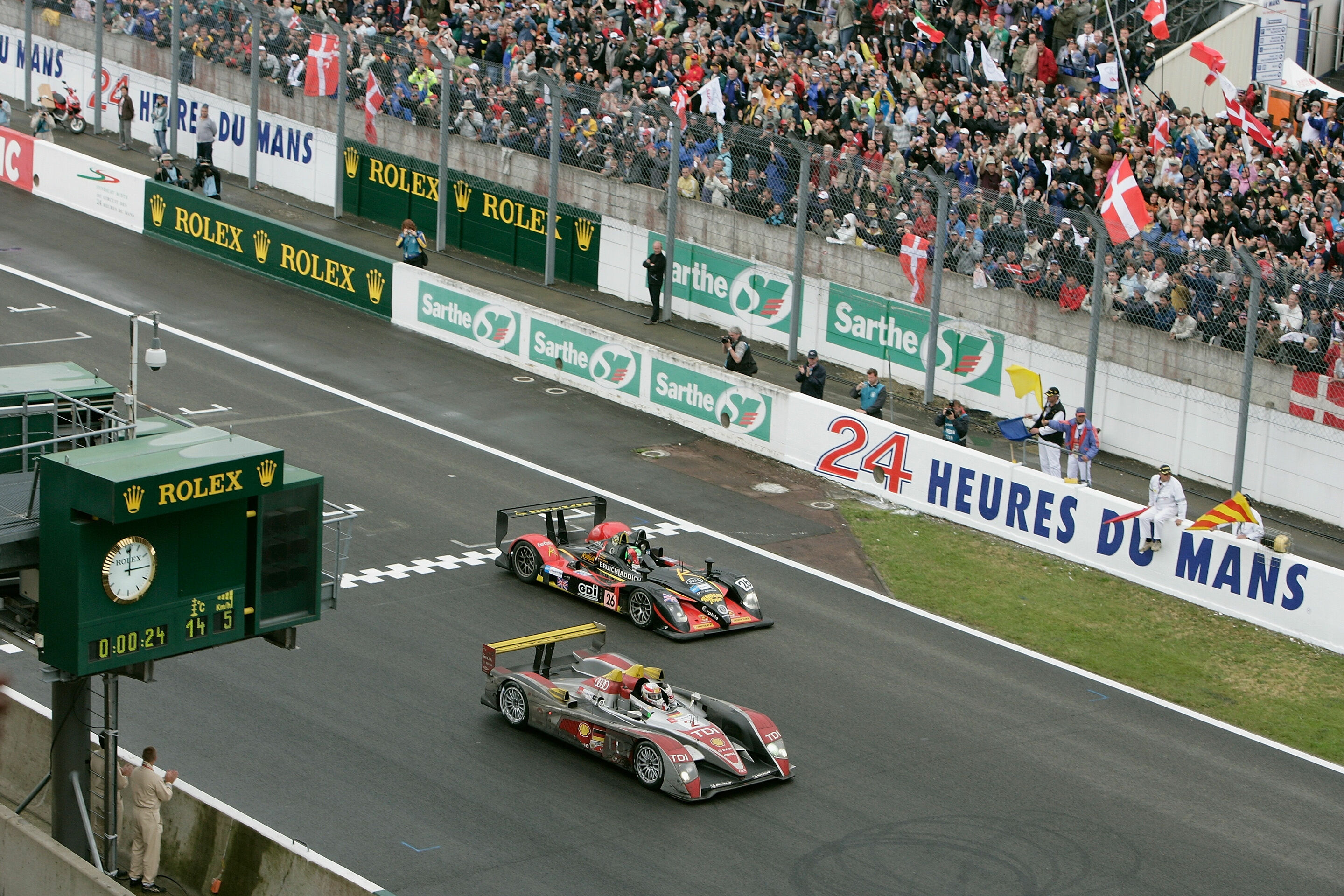 WEC 2015 Diverses - Dindo Capello, Tom Kristensen und Allan McNish gewannen die 24 Stunden von Le Mans 2008 im Audi R10 TDI