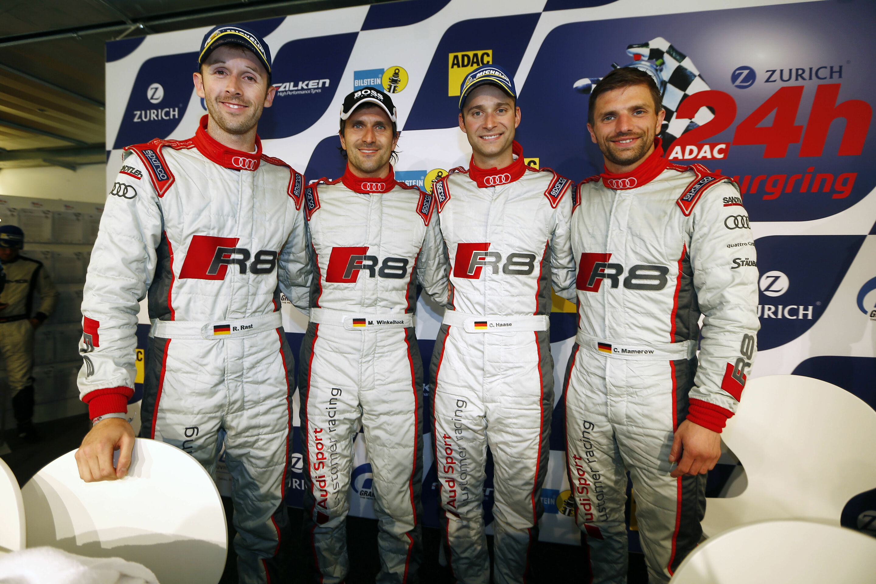 WEC 2015 Various - In 2014, René Rast won the Nürburgring 24 Hours with Markus Winkelhock, Christopher Haase and Christian Mamerow in the Audi R8 LMS ultra