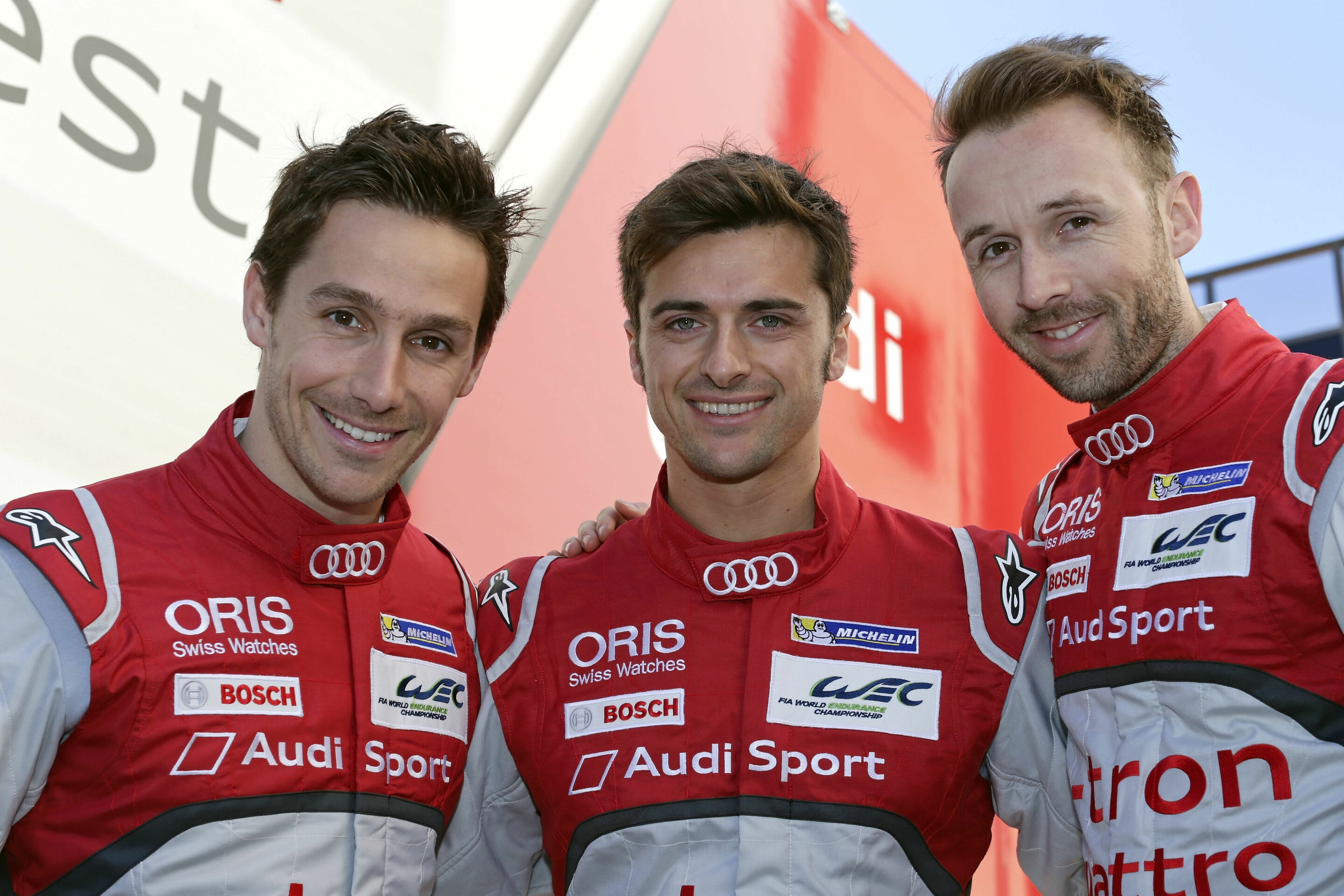 WEC 2015 Various - Filipe Albuquerque, Marco Bonanomi, René Rast