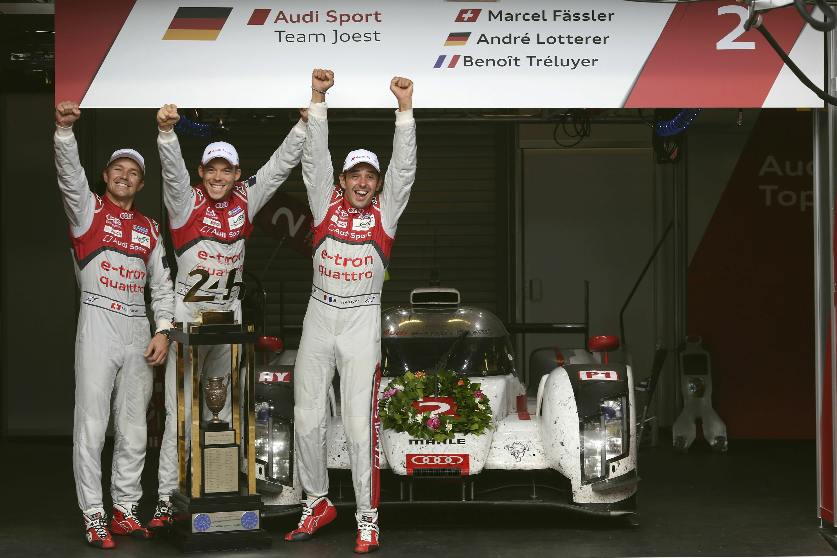 WEC 2015 Diverses - Marcel Fässler, André Lotterer, Benoît Tréluyer
