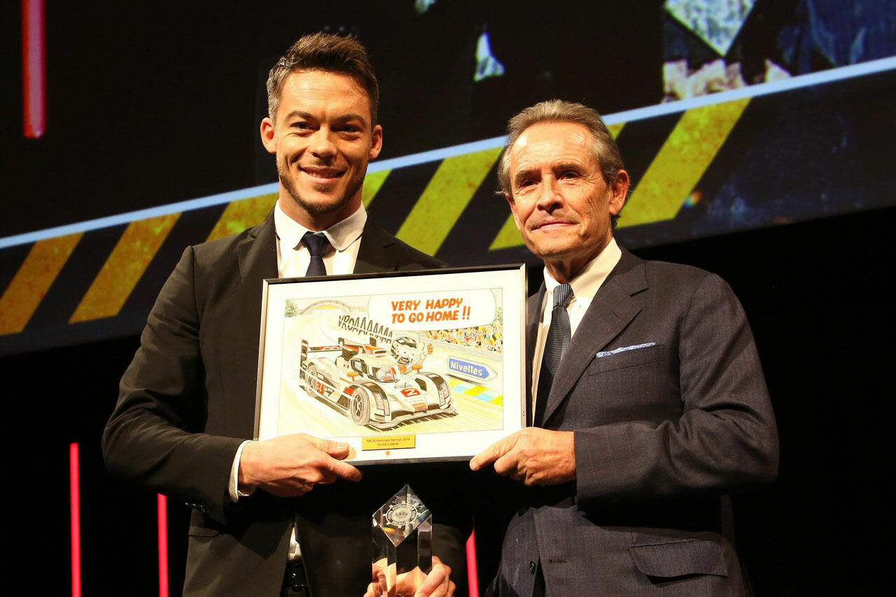 WEC 2015 Various - André Lotterer, RACB Award