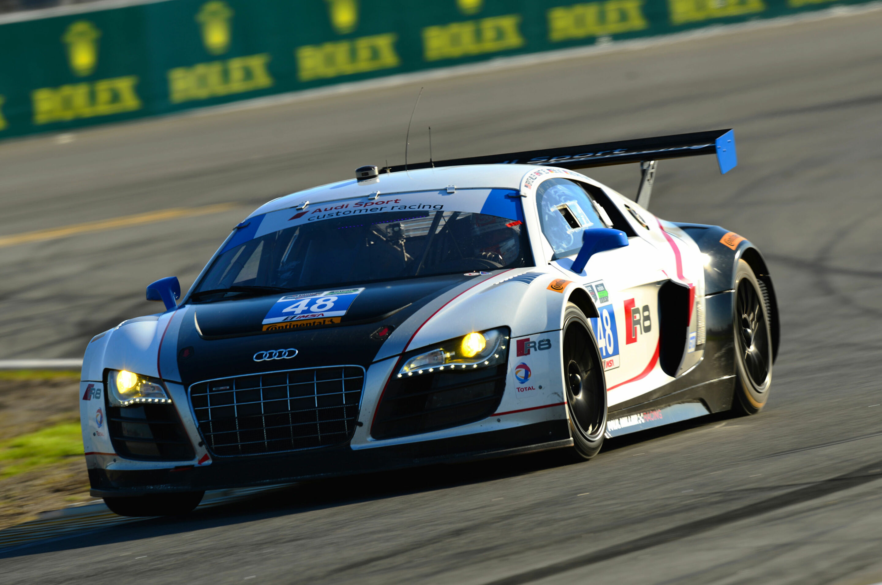 First pole position for Audi at Daytona - Audi R8 LMS #48 (Paul Miller Racing)