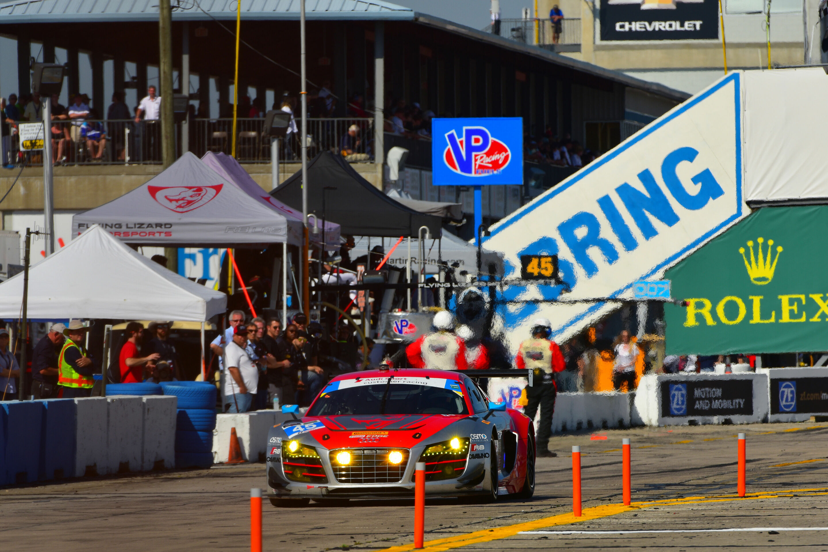 TUSC 2015 - Audi R8 LMS #45 (Flying Lizard Motorsports), Marco Holzer/Colin Thompson/Robert Thorne
