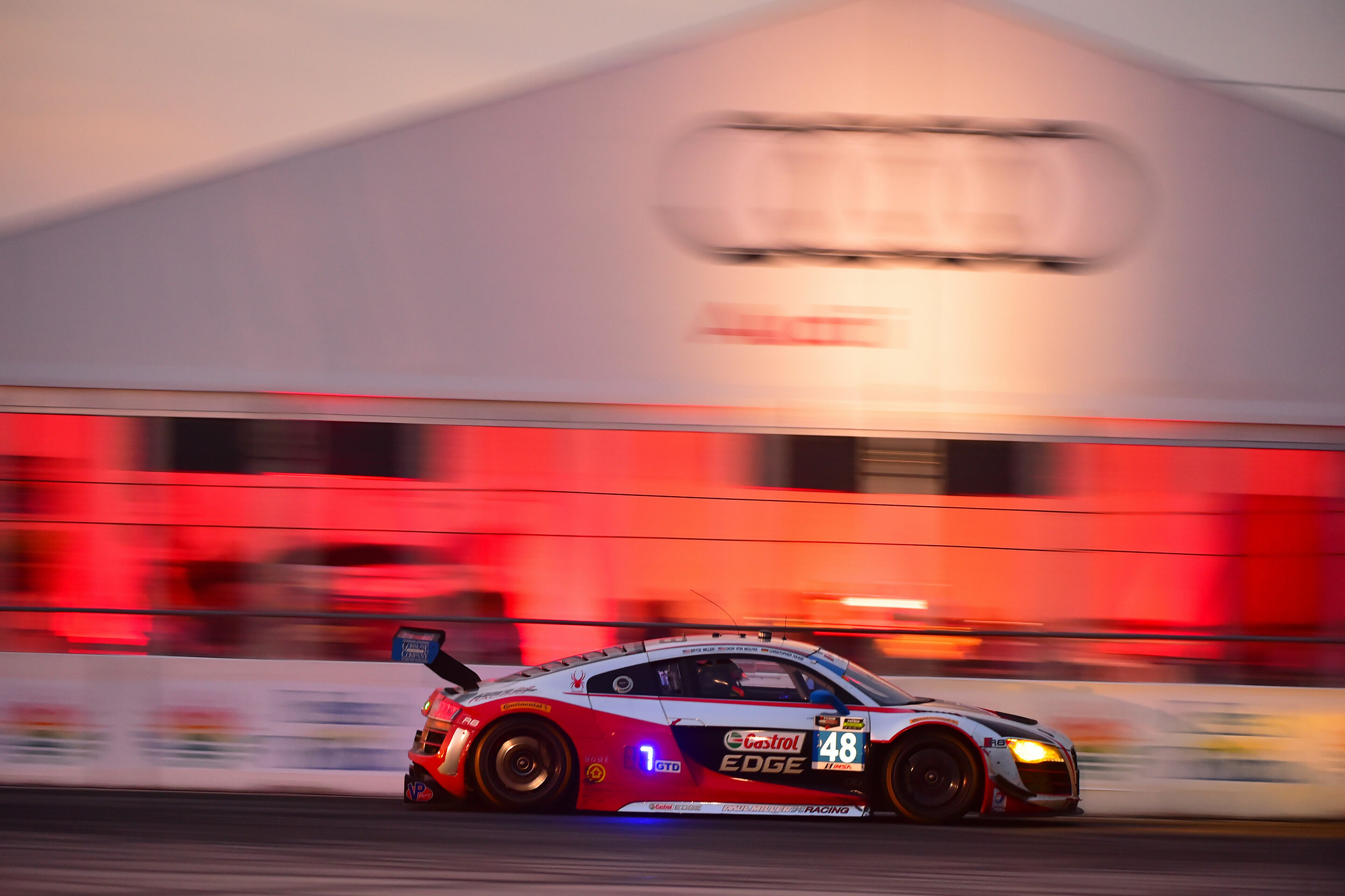 TUSC 2015 - Audi R8 LMS #48 (Paul Miller Racing), Christopher Haase/Bryce Miller/Dion von Moltke