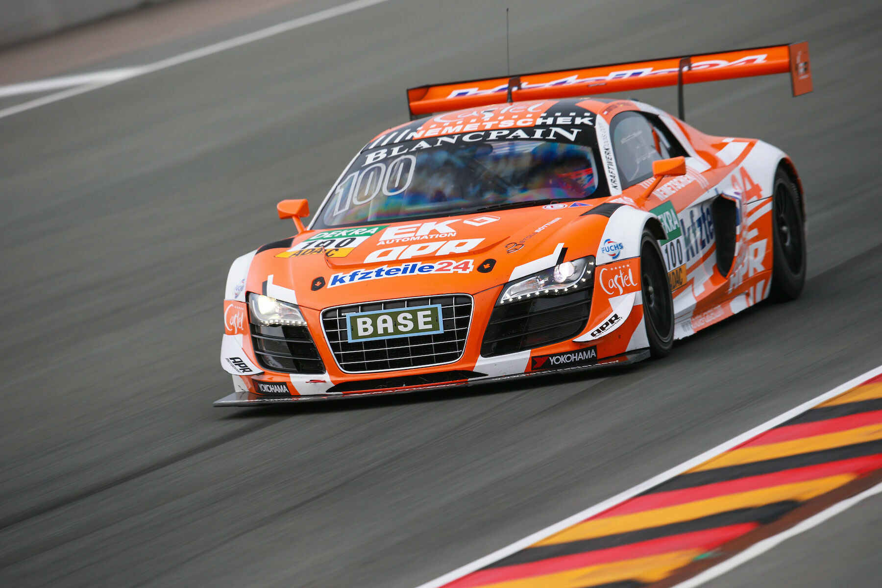 ADAC GT Masters 2015 - Audi R8 LMS ultra #100 (kfzteile24 APR Motorsport-Team powered by MS RACING), Daniel Dobitsch/Florian Stoll