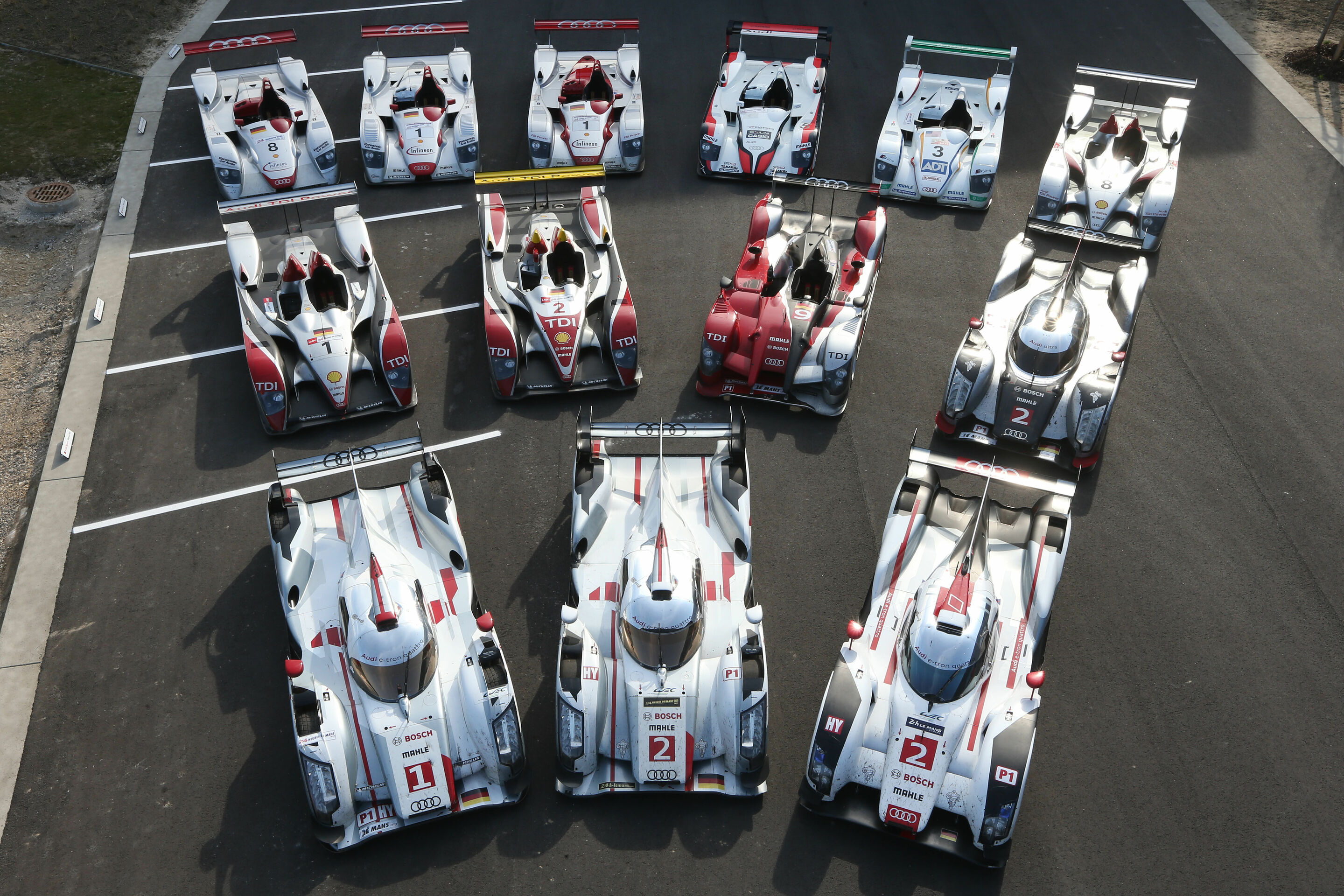 Audi Sport Warm-up Neuburg 2015 - Audi-Le-Mans-Siegerwagen (2000-2014)
