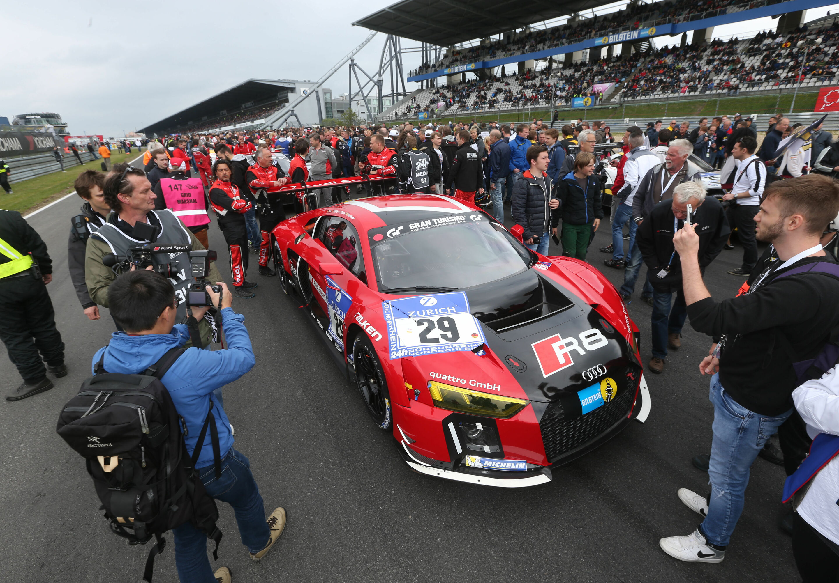 24 Hours Nürburgring 2015 - Audi R8 LMS #29 (Audi Sport Team WRT), Christer Jöns/Pierre Kaffer/Nicki Thiim/Laurens Vanthoor