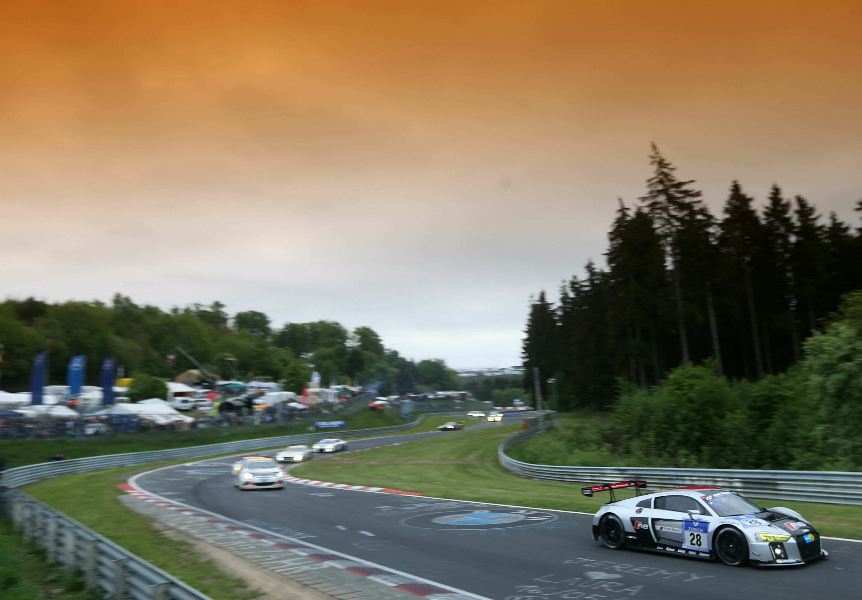 24 Hours Nürburgring 2015 - Audi R8 LMS #29 (Audi Sport Team WRT), Christer Jöns/Pierre Kaffer/Nicki Thiim/Laurens Vanthoor
