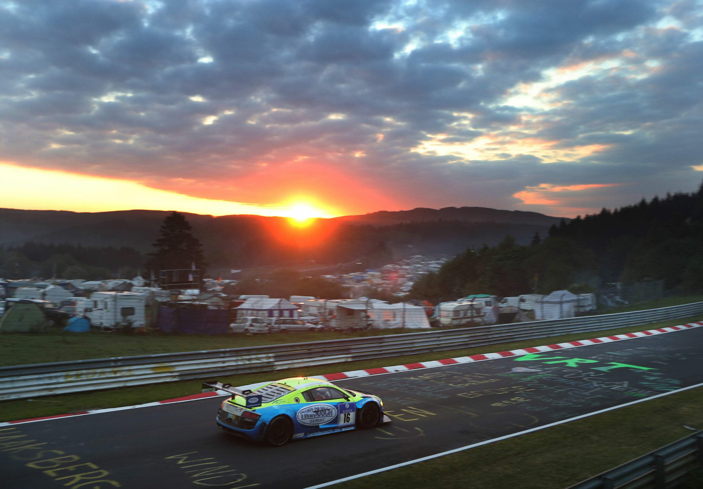 Nürburgring 24 Hours 2015 - Audi R8 LMS ultra #16 (Twin Busch Motorsport), Dennis Busch/Marc Busch/Christiaan Frankenhout