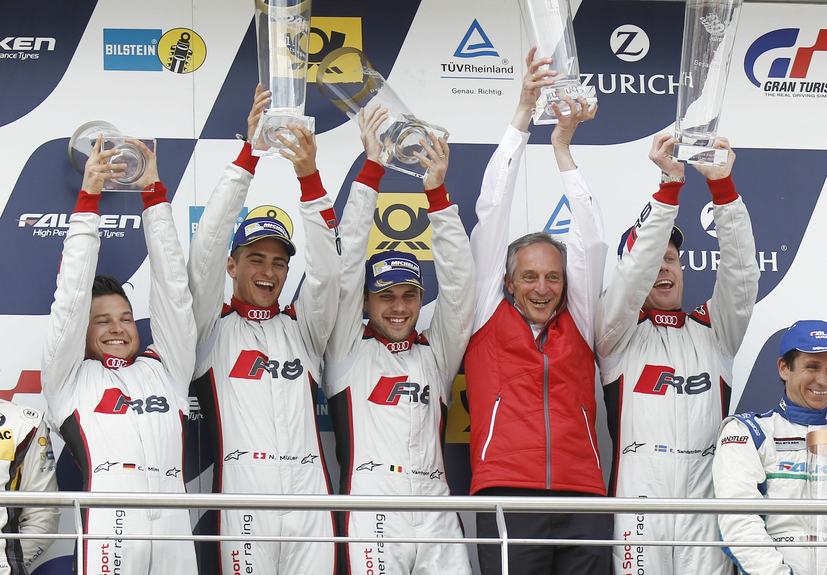 24 Hours Nürburgring 2015 - Christopher Mies, Nico Müller, Laurens Vanthoor, Edward Sandström, Romolo Liebchen