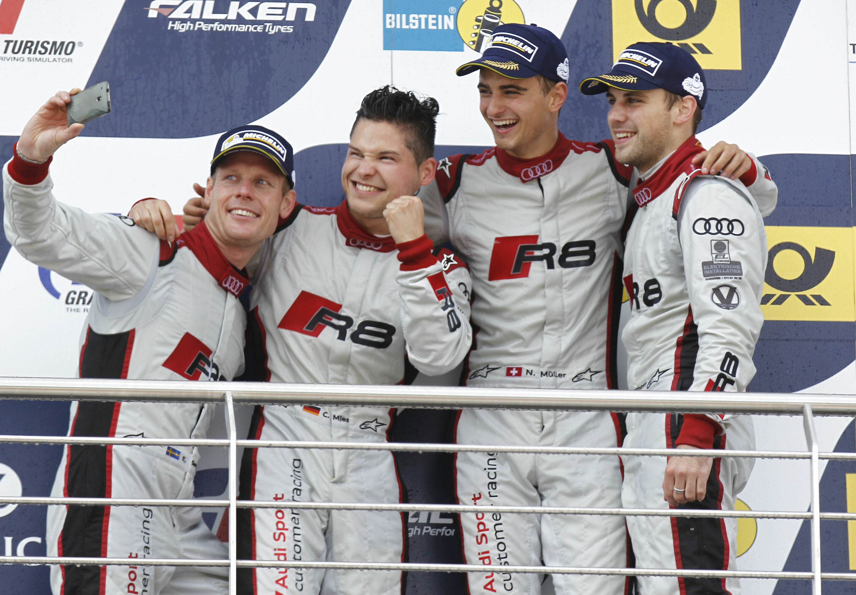 24 Hours Nürburgring 2015 - Edward Sandström, Christopher Mies, Nico Müller, Laurens Vanthoor