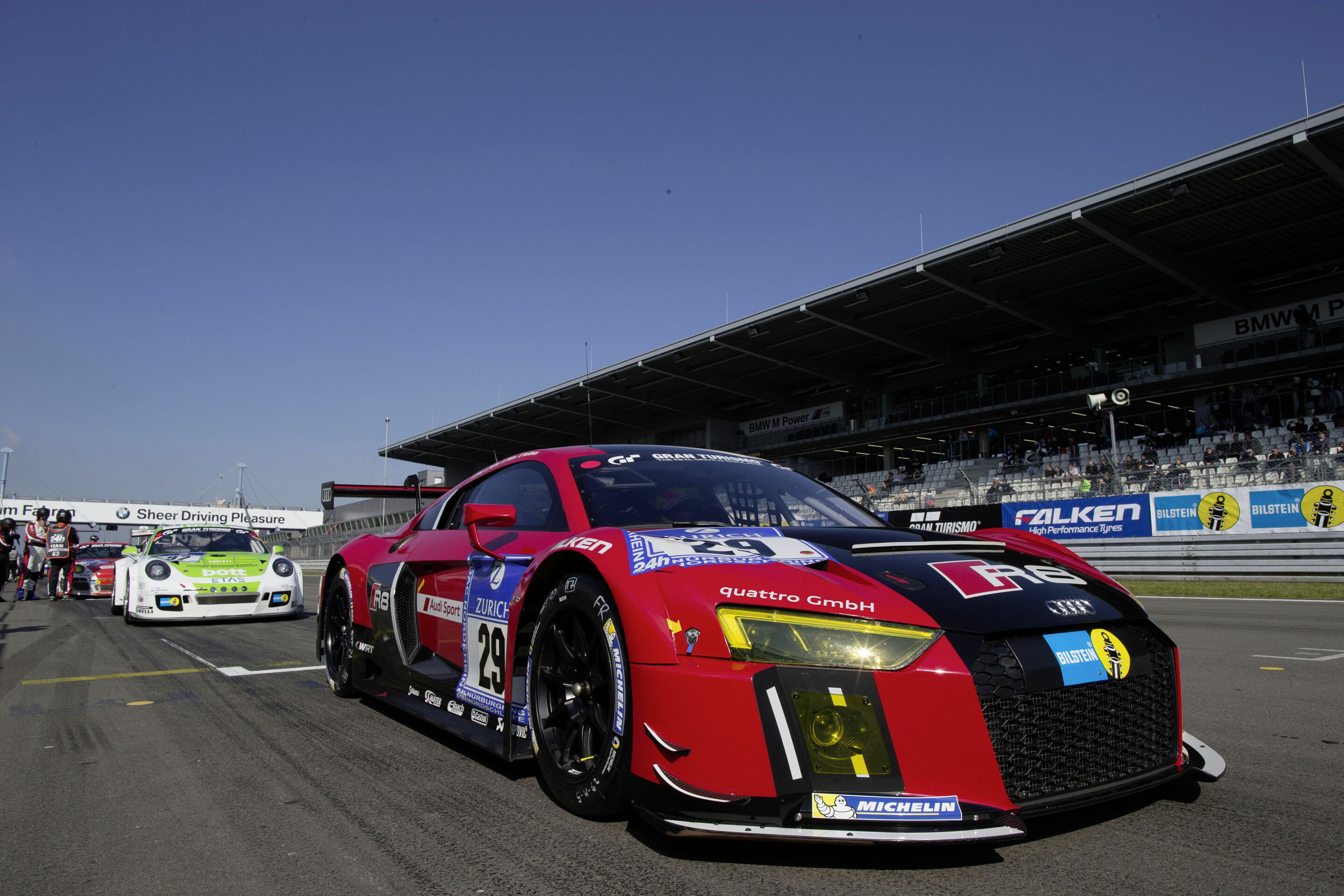 24 Stunden Nürburgring 2015 - Audi R8 LMS #29 (Audi Sport Team WRT), Christer Jöns/Pierre Kaffer/Nicki Thiim/Laurens Vanthoor