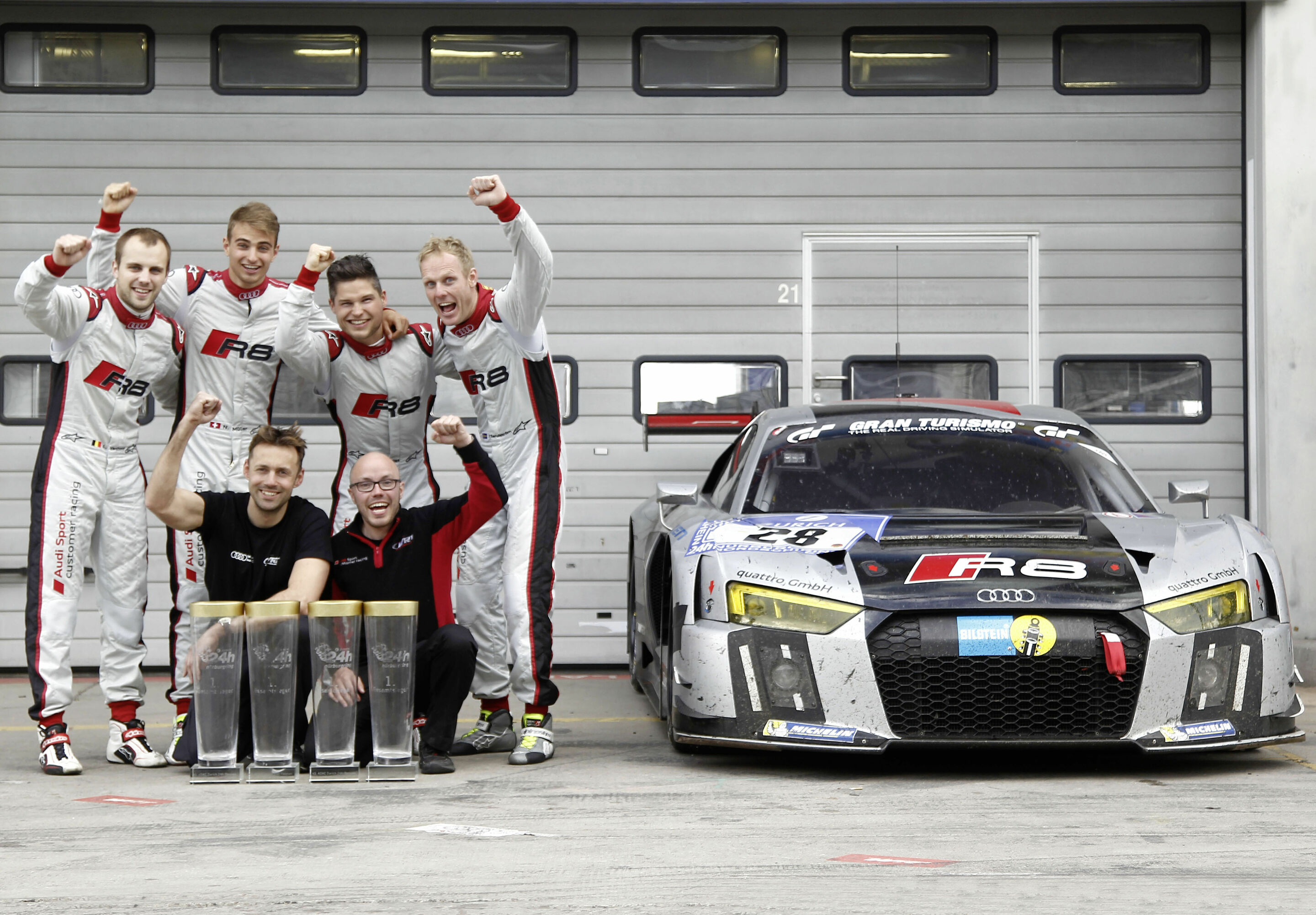 Quotes following the Nürburgring 24 Hours - Audi R8 LMS #28 (Audi Sport Team WRT), Laurens Vanthoor/Nico Müller/Christopher Mies/Edward Sandström