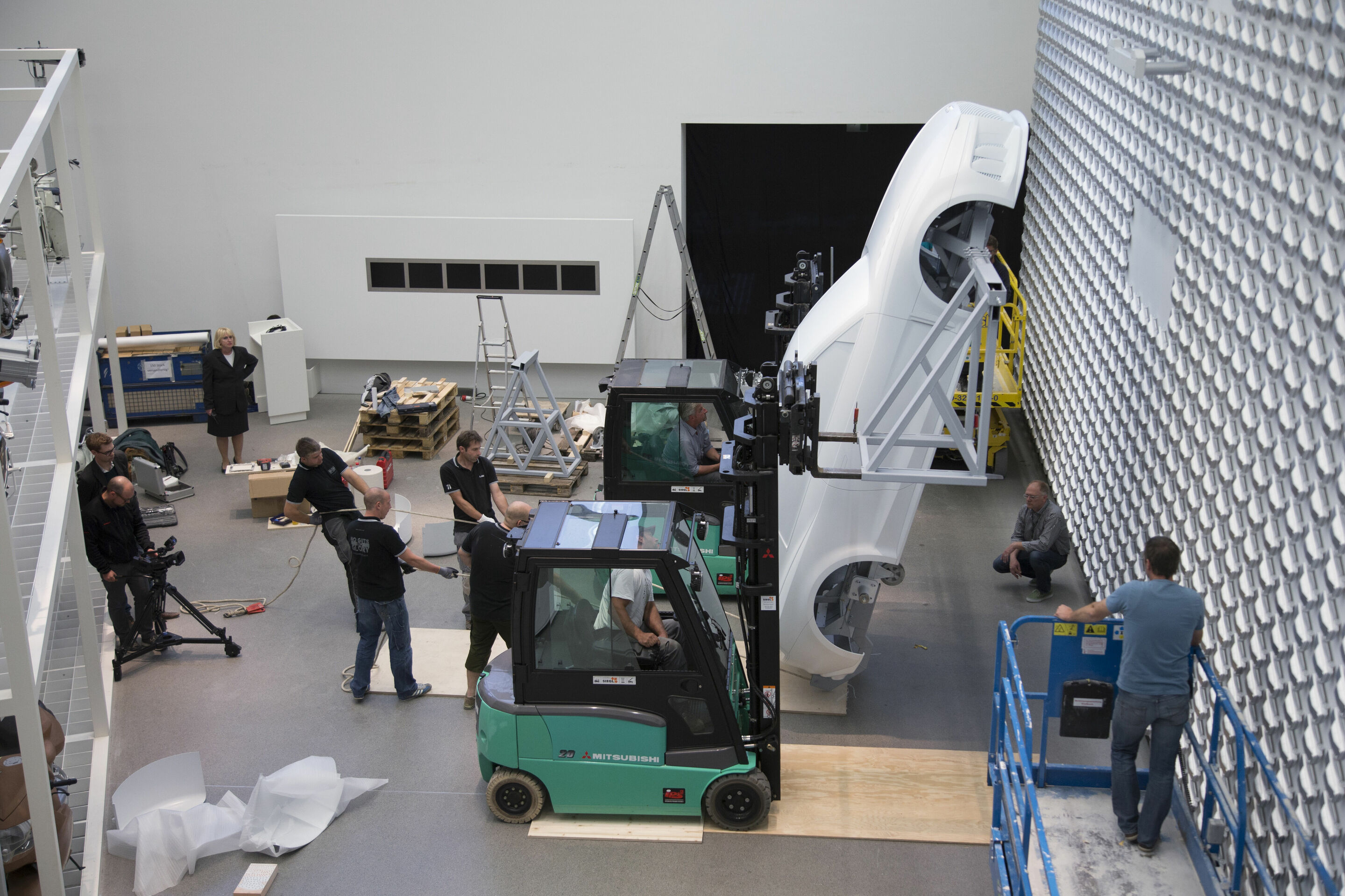 Audi guesting at the Pinakothek der Moderne - Bildup Installation
