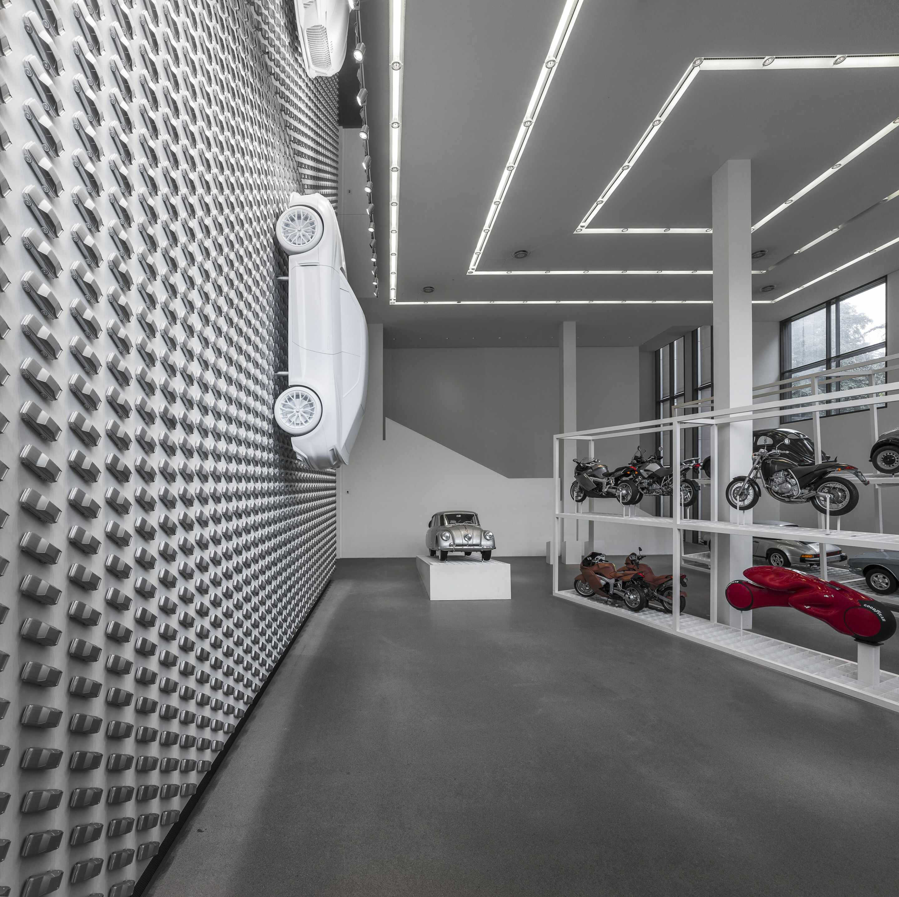 Audi design wall in der Pinakothek der Moderne