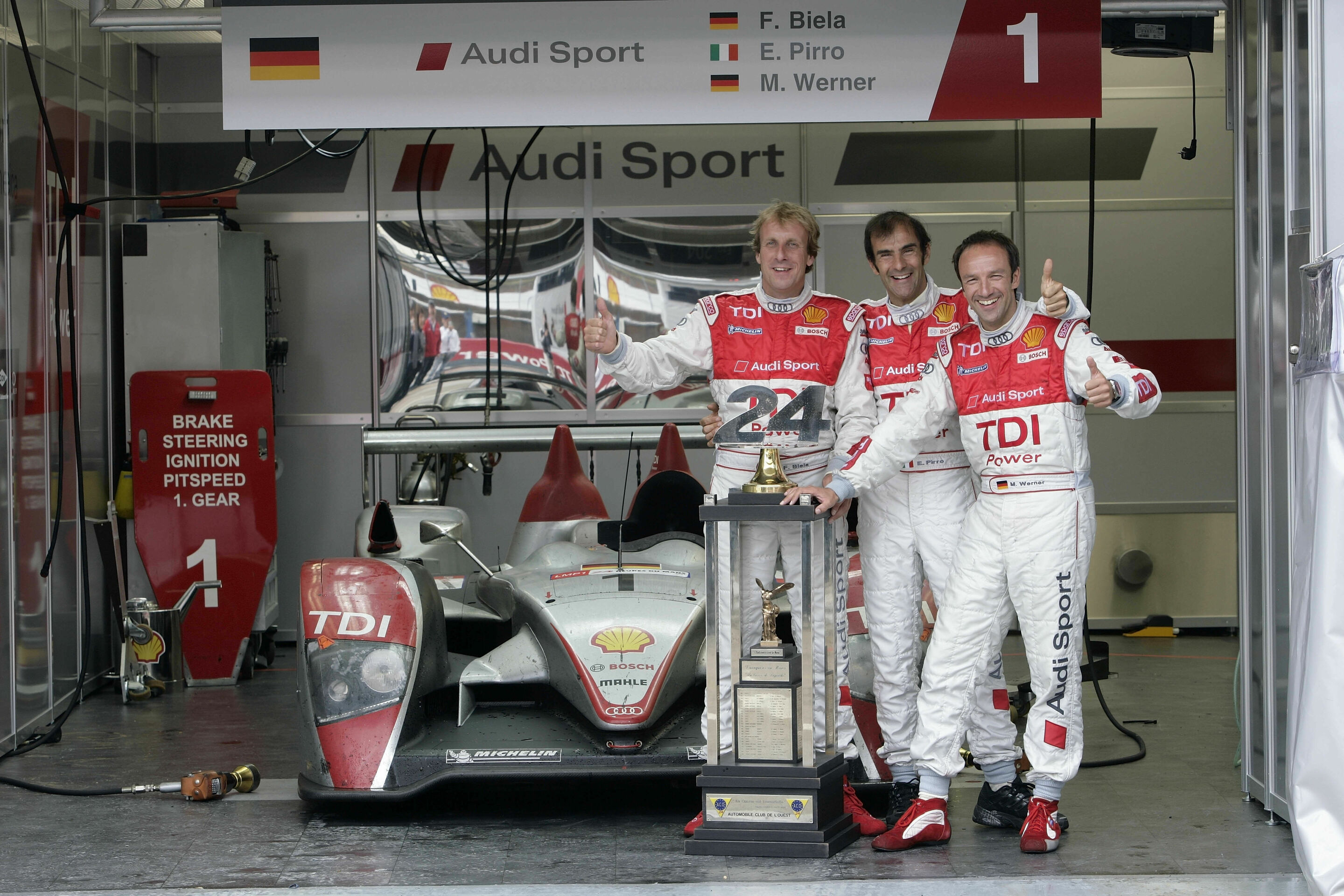 Audi Motorsport Historie - 2007: Zweiter Sieg in Folge mit TDI Power in Le Mans