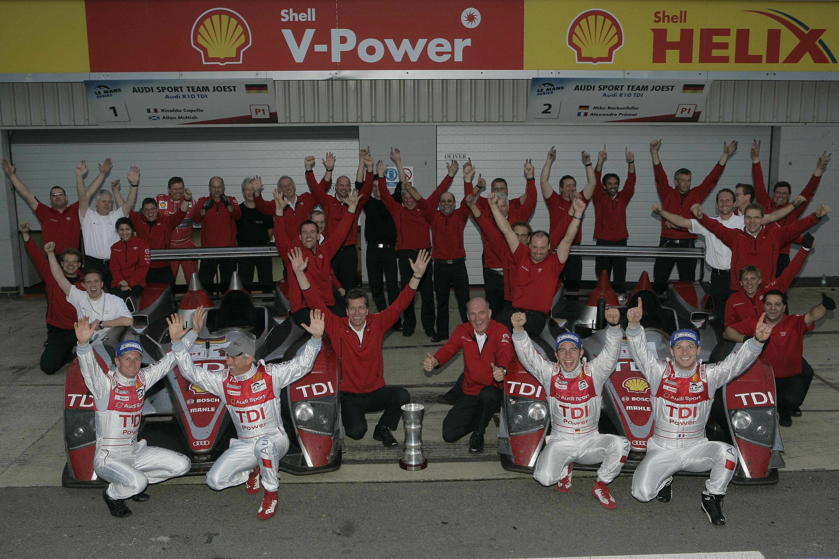 Audi Motorsport History - 2008: Audi wins the Le Mans Series in Europe