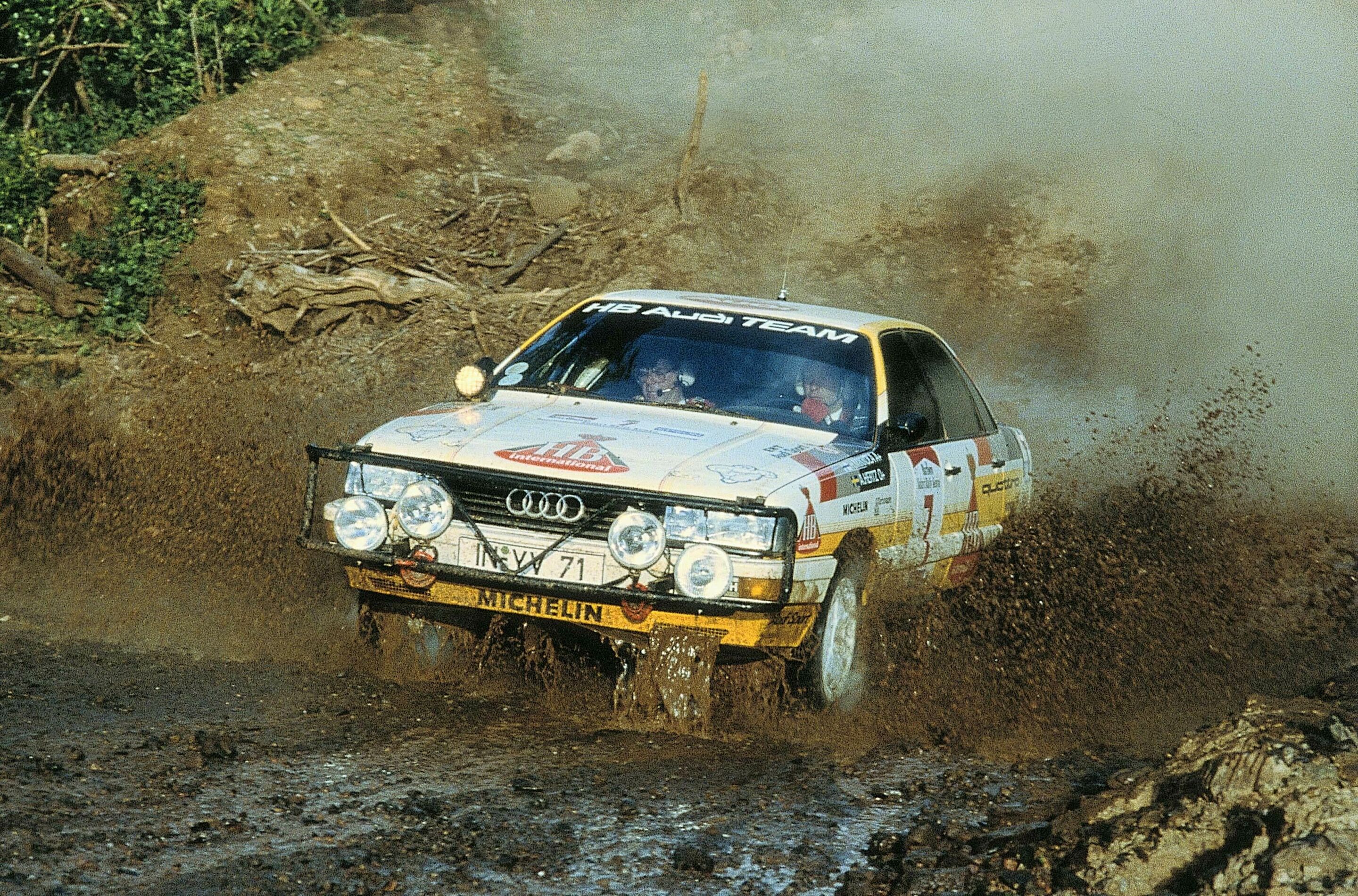 Audi Motorsport History - 1987: Hannu Mikkola wins the Safari Rally with the Audi 200 quattro
