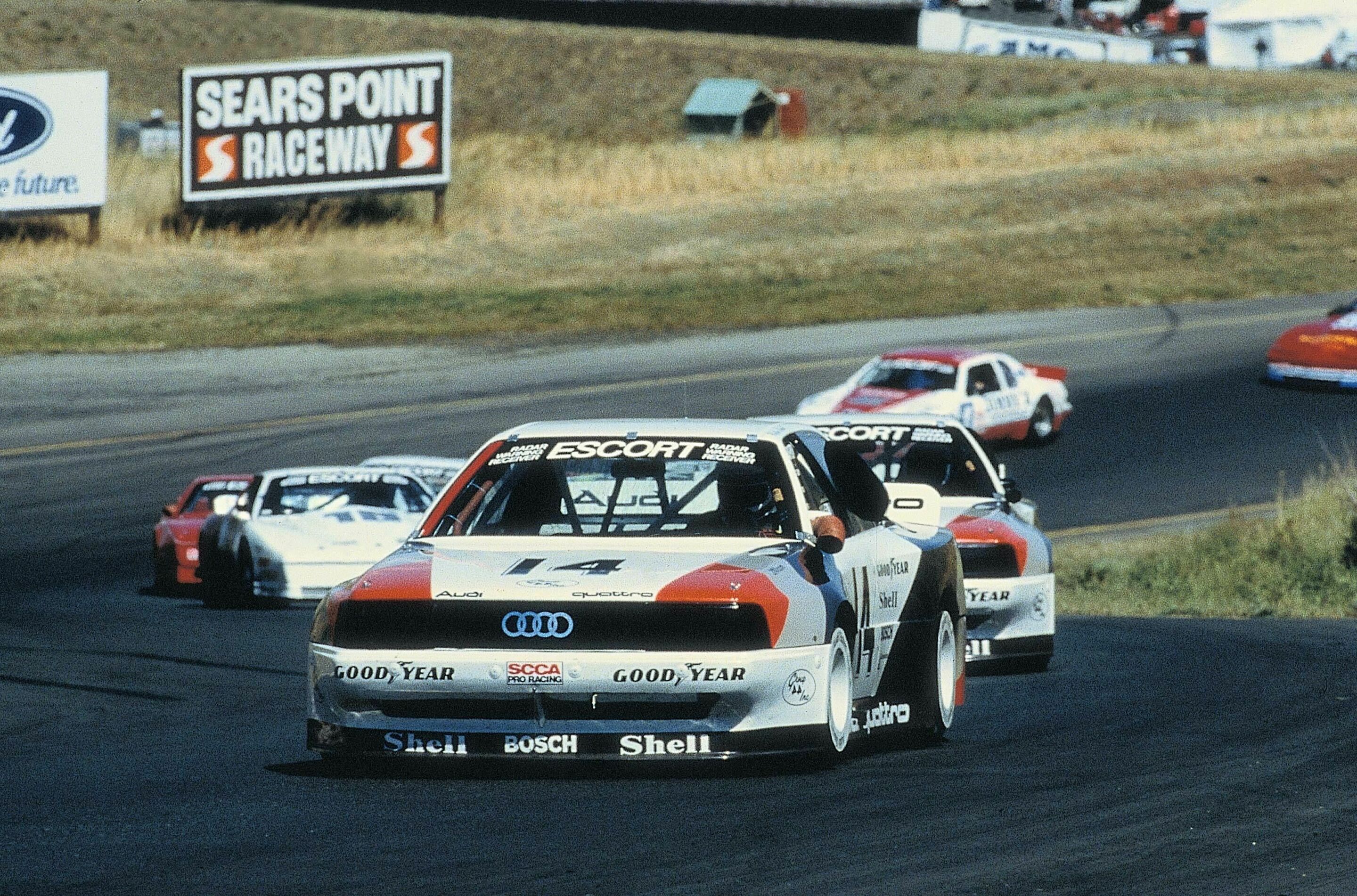 Audi Motorsport Historie - 1988: Hurley Haywood gewinnt im Audi 200 quattro die TransAm-Serie