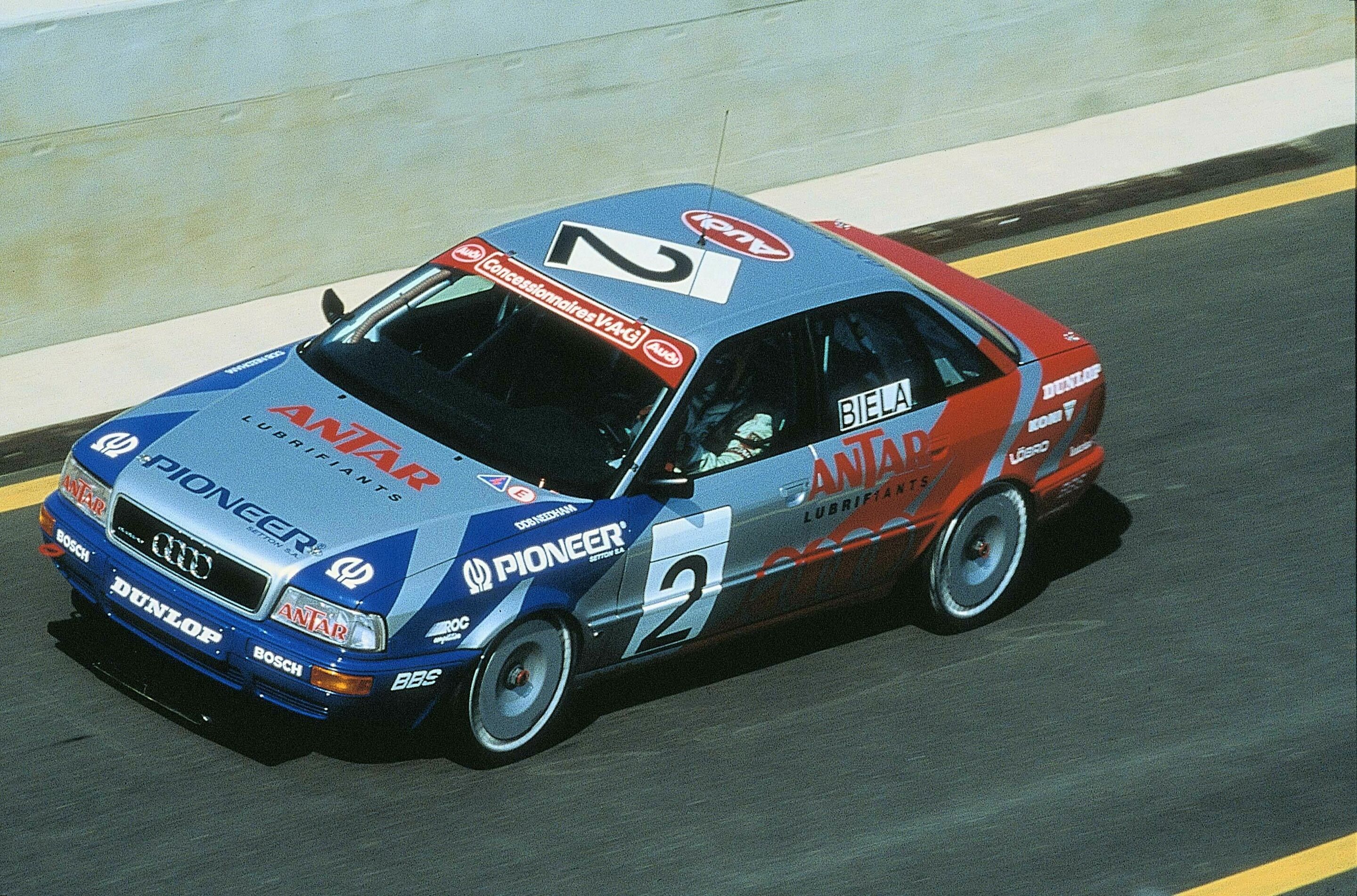 Audi Motorsport History - 1993: Frank Biela wins the French Touring Car Championship with the Audi 80 quattro