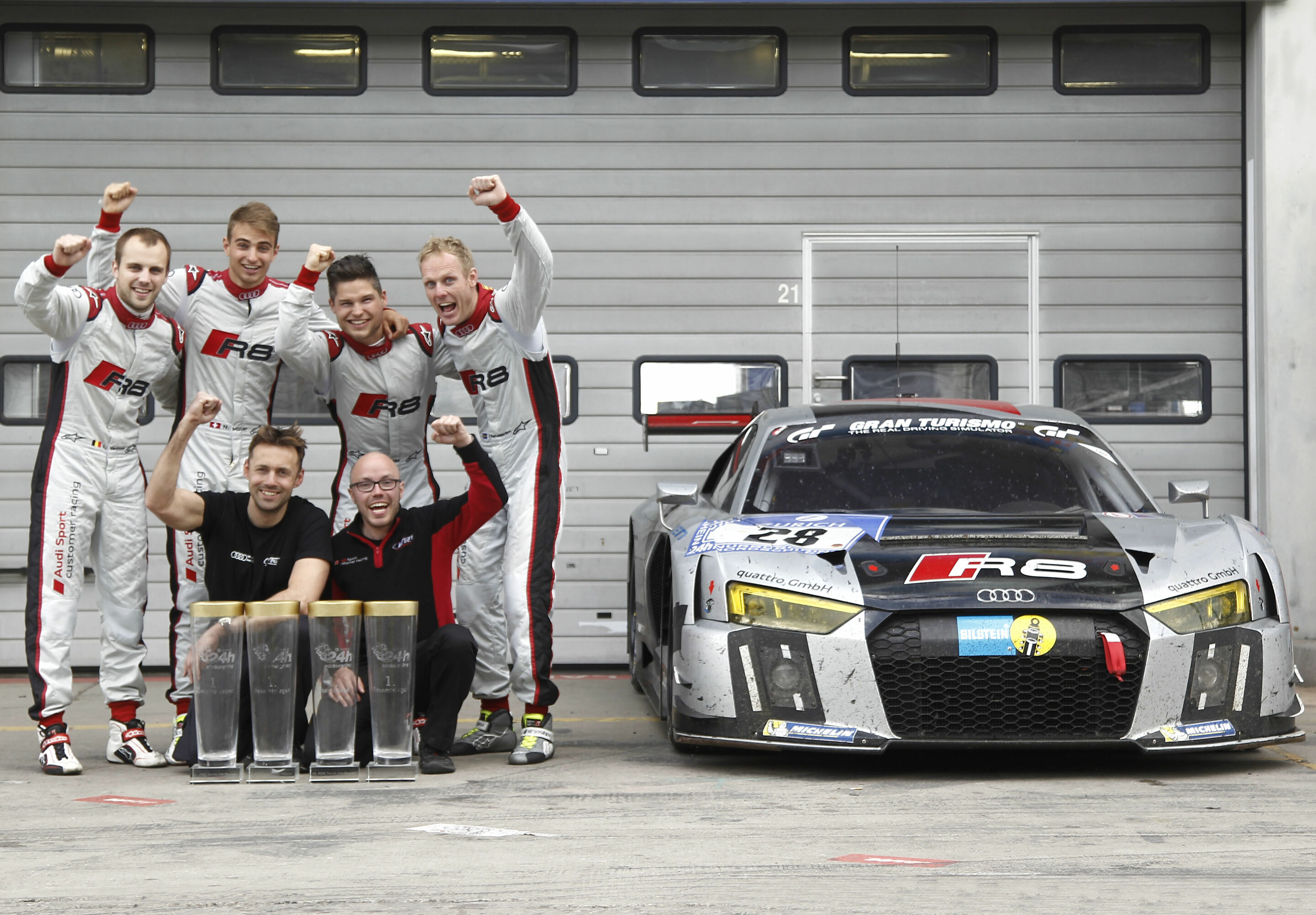 Audi Motorsport History - 2015: The new Audi R8 LMS wins the Nürburgring 24 Hours at its debut