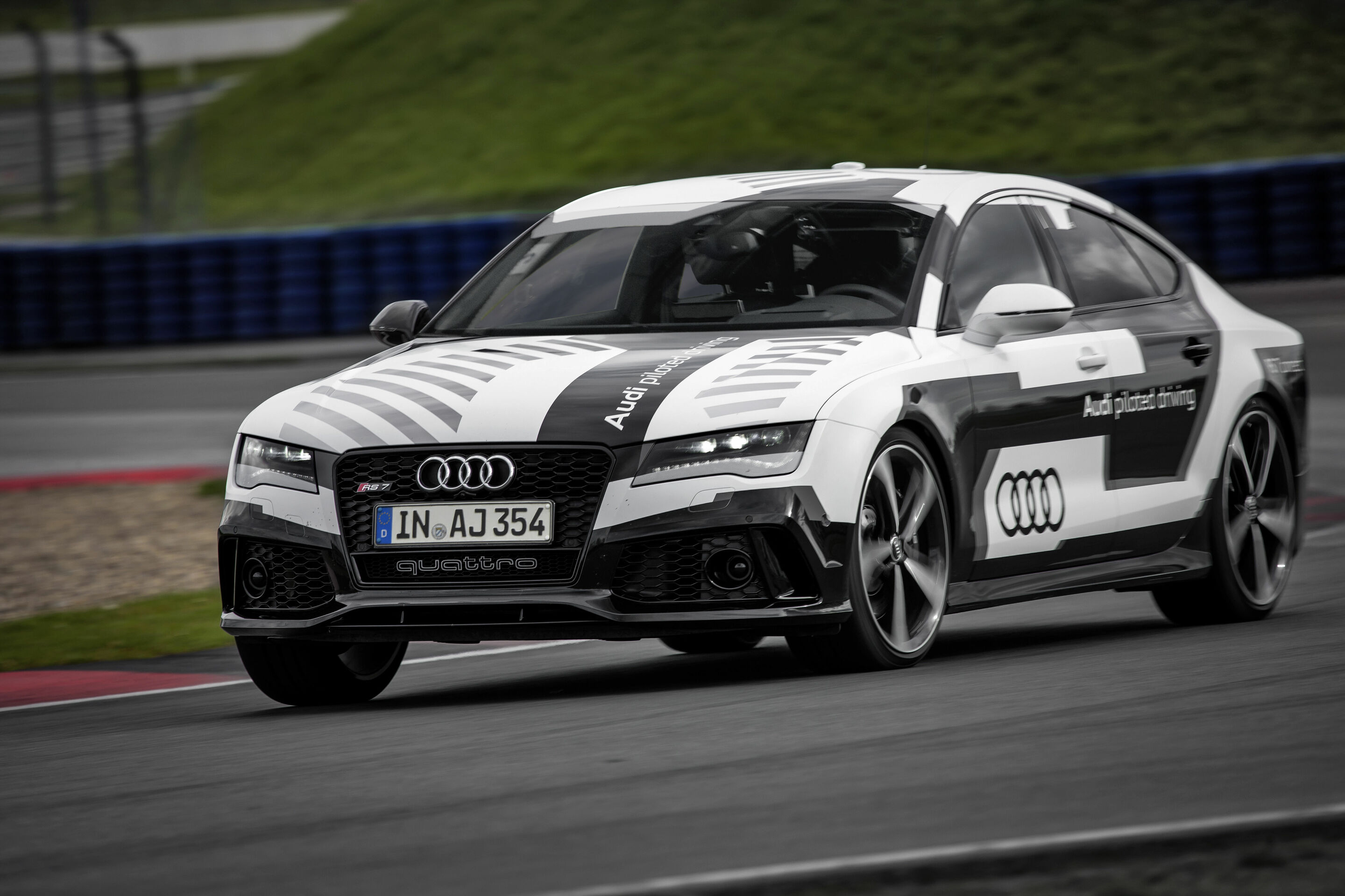 Audi RS 7 piloted driving concept - Fahraufnahme