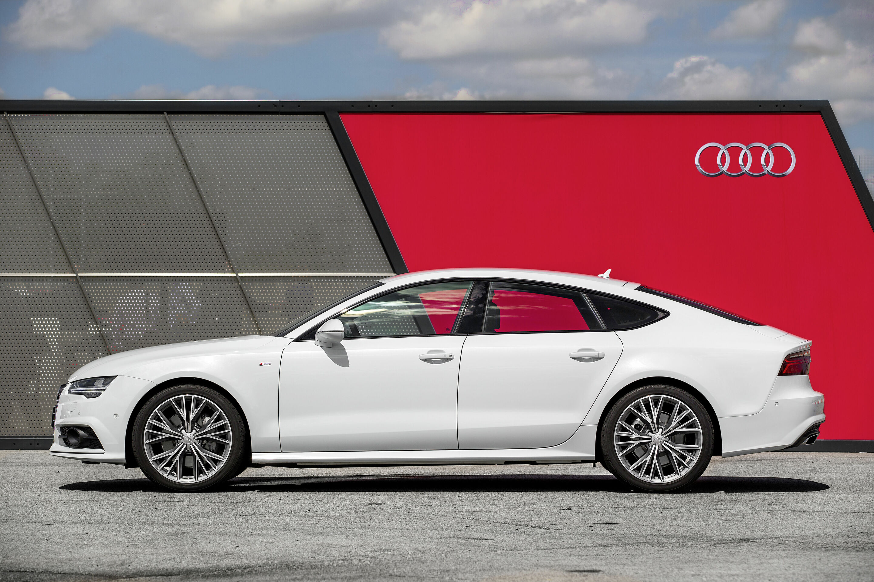 Audi A7 Sportback, Standaufnahme - Farbe: Gletscherweiß